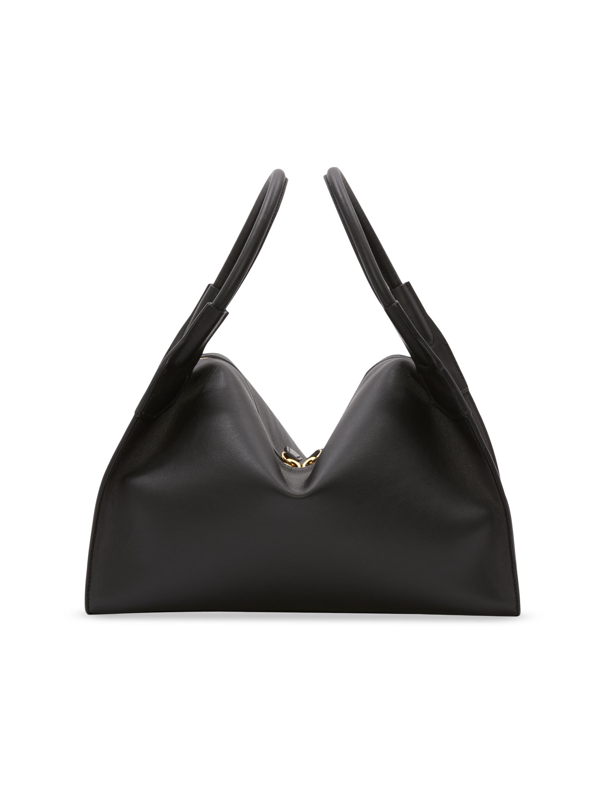 Victoria Beckham Women's Plie Leather Top Handle Bag - Black | Thumbnail 2