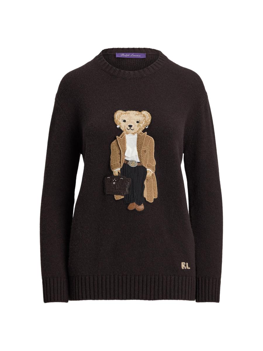 Ralph Lauren Collection Polo Bear Cashmere Sweater | Saks Fifth Avenue
