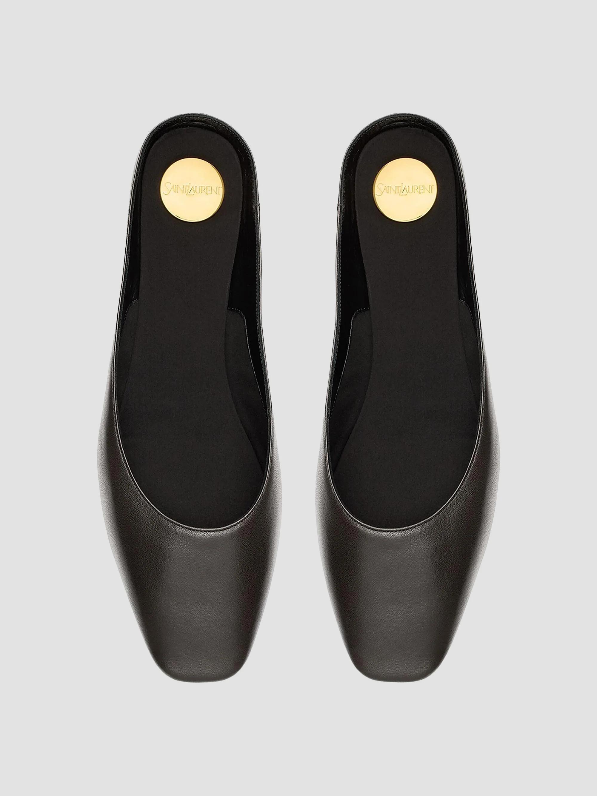 Saint Laurent Lido Slip-ons in Smooth Leather | Saks Fifth  display picture 2