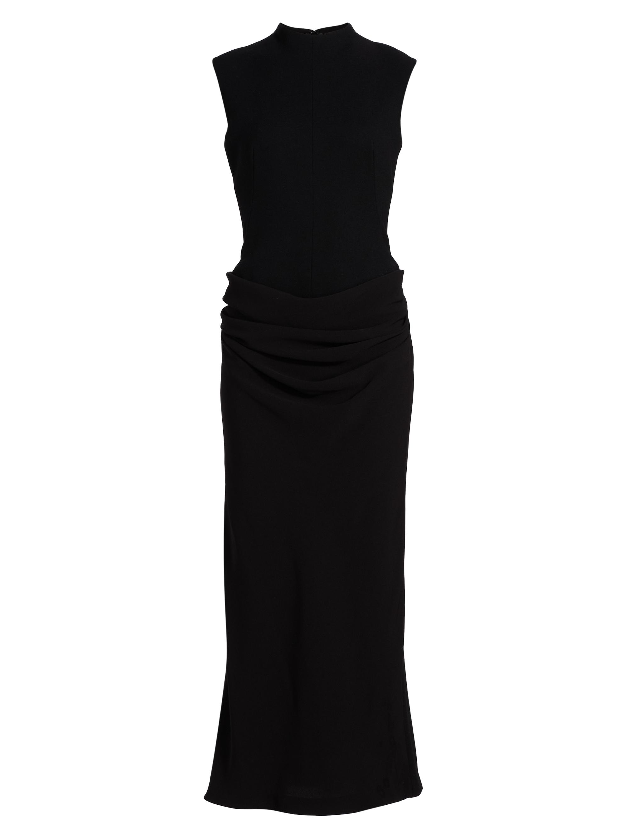 Lela Rose Women's Sleeveless Cummerbund Dress - Black