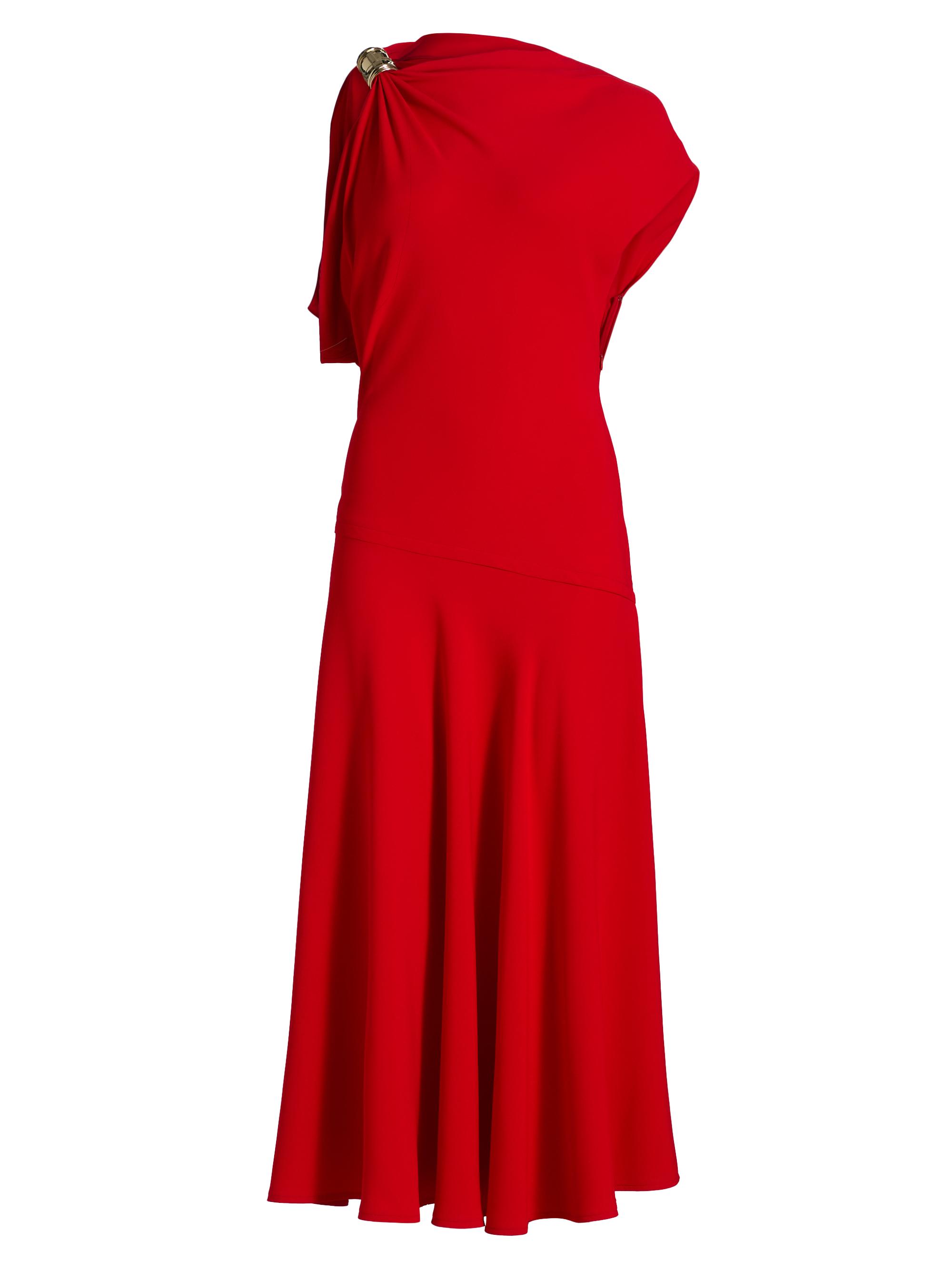 Valentino Garavani Crepe Couture Midi Dress | Saks Fifth Avenue