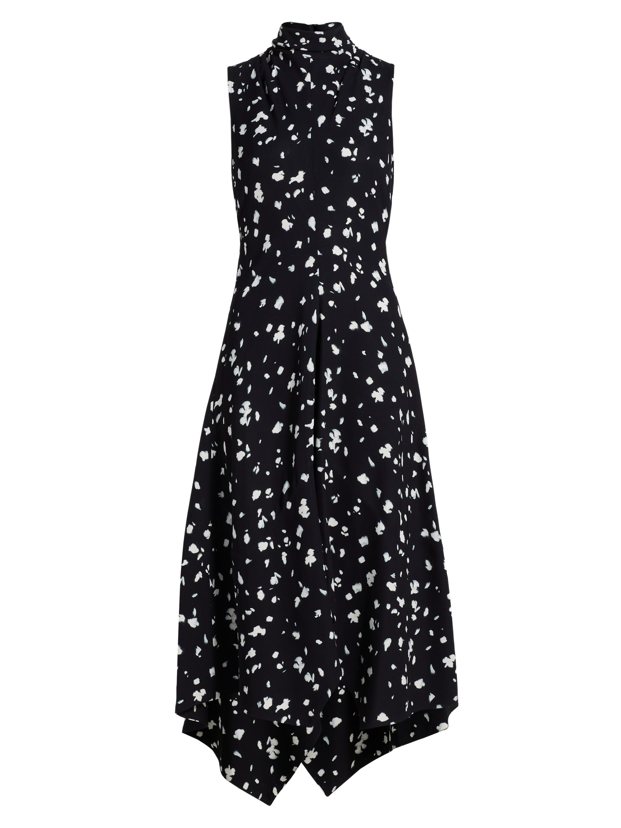 Proenza Schouler Women's Devora Printed Midi-Dress - Black Multi