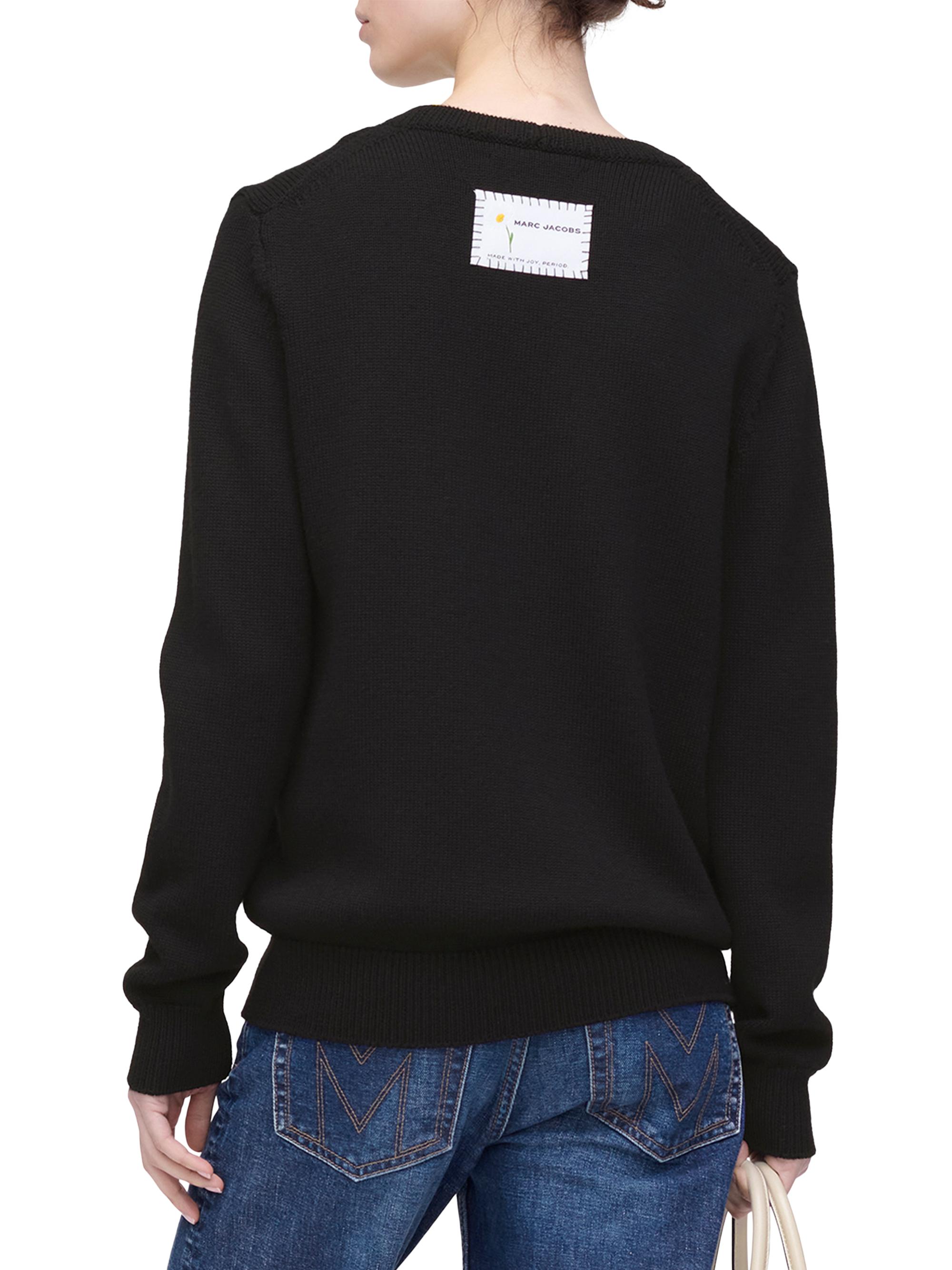 Marc Jacobs Marc Is Joy Jacquard Merino Wool Sweater | Saks Fifth