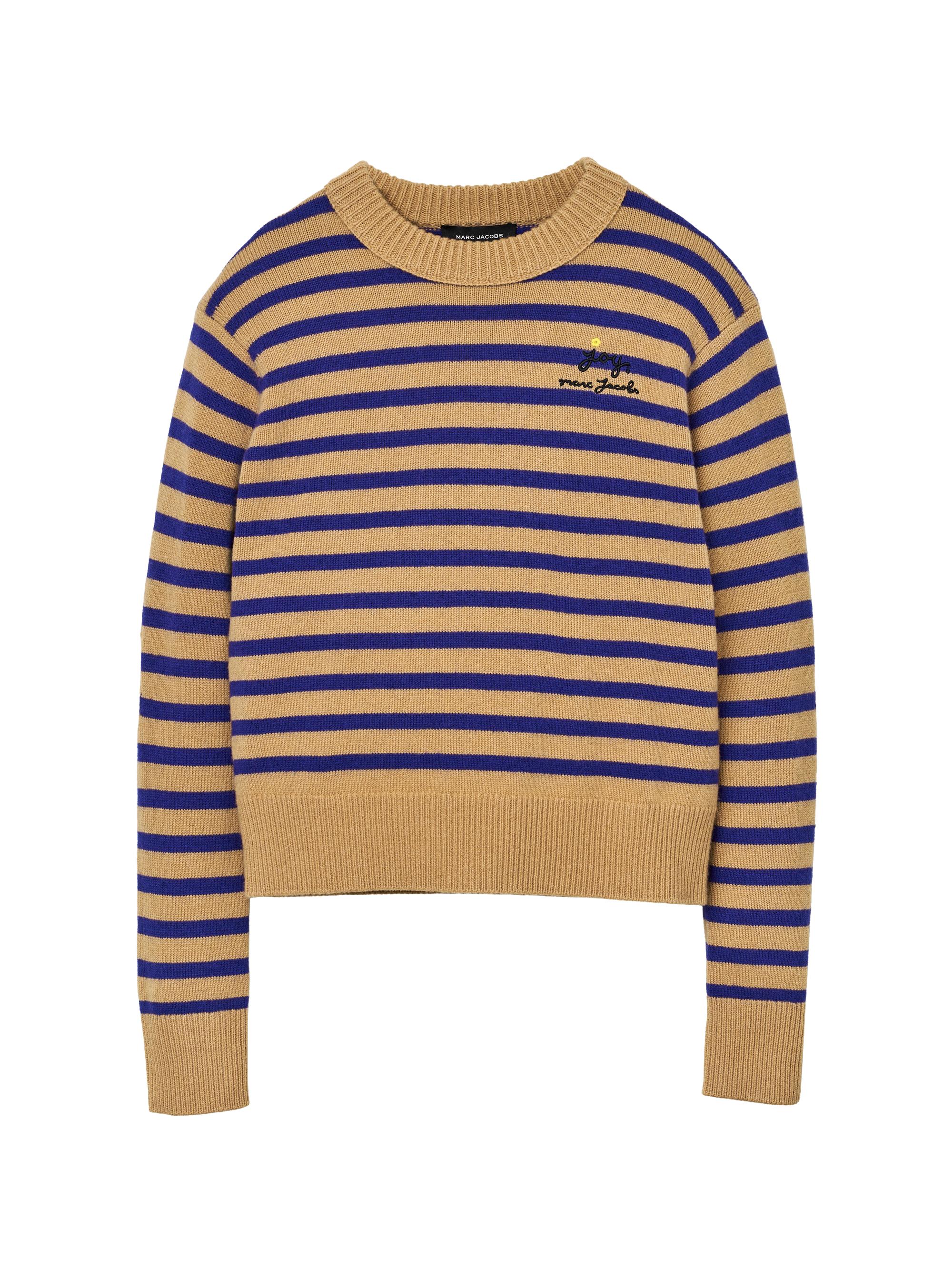 Marc Jacobs Joy Striped Wool-Cashmere Sweater | Saks Fifth Avenue