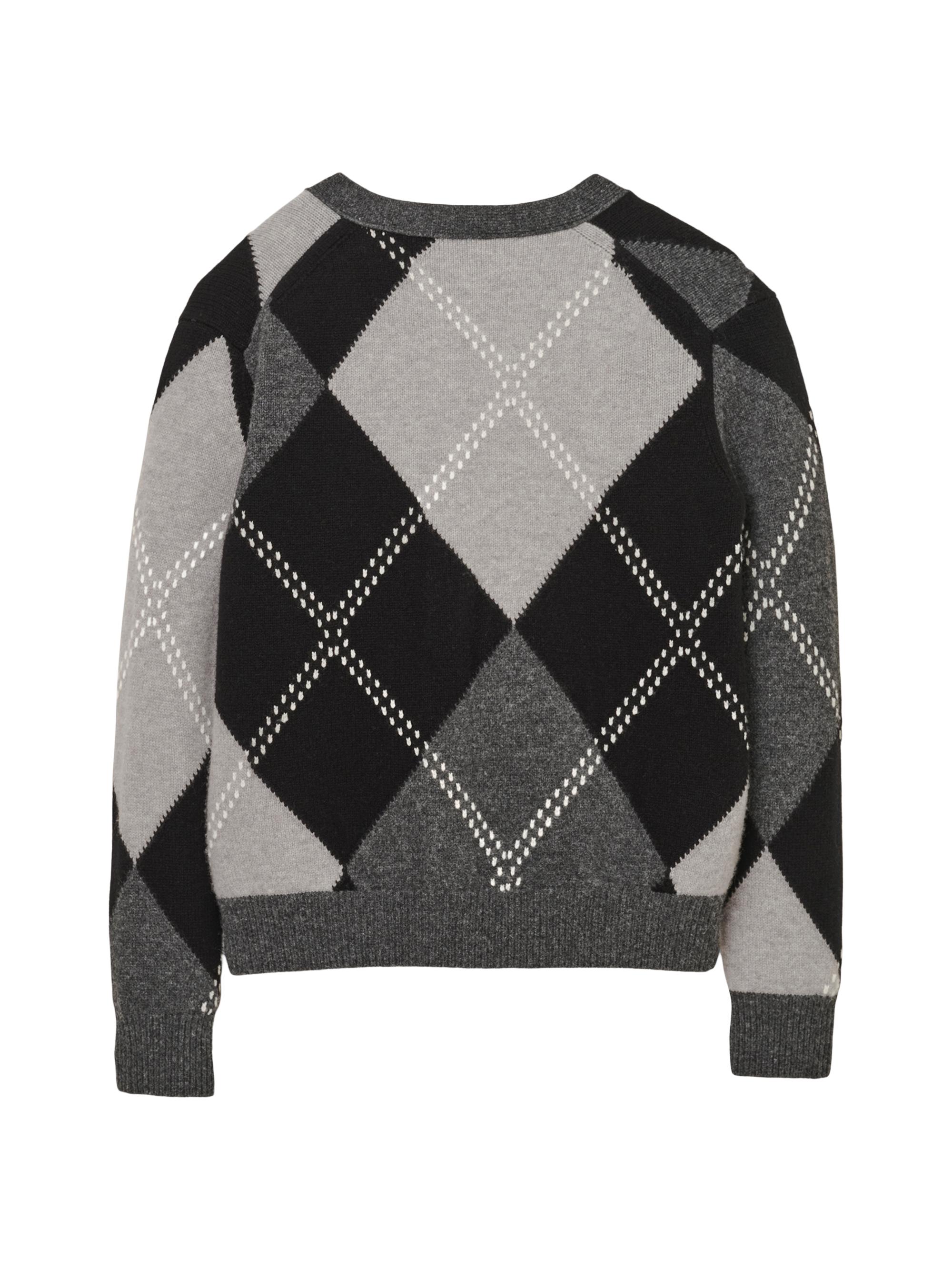 Marc Jacobs Preppy Daisy Argyle Merino Wool Cardigan | Saks Fifth