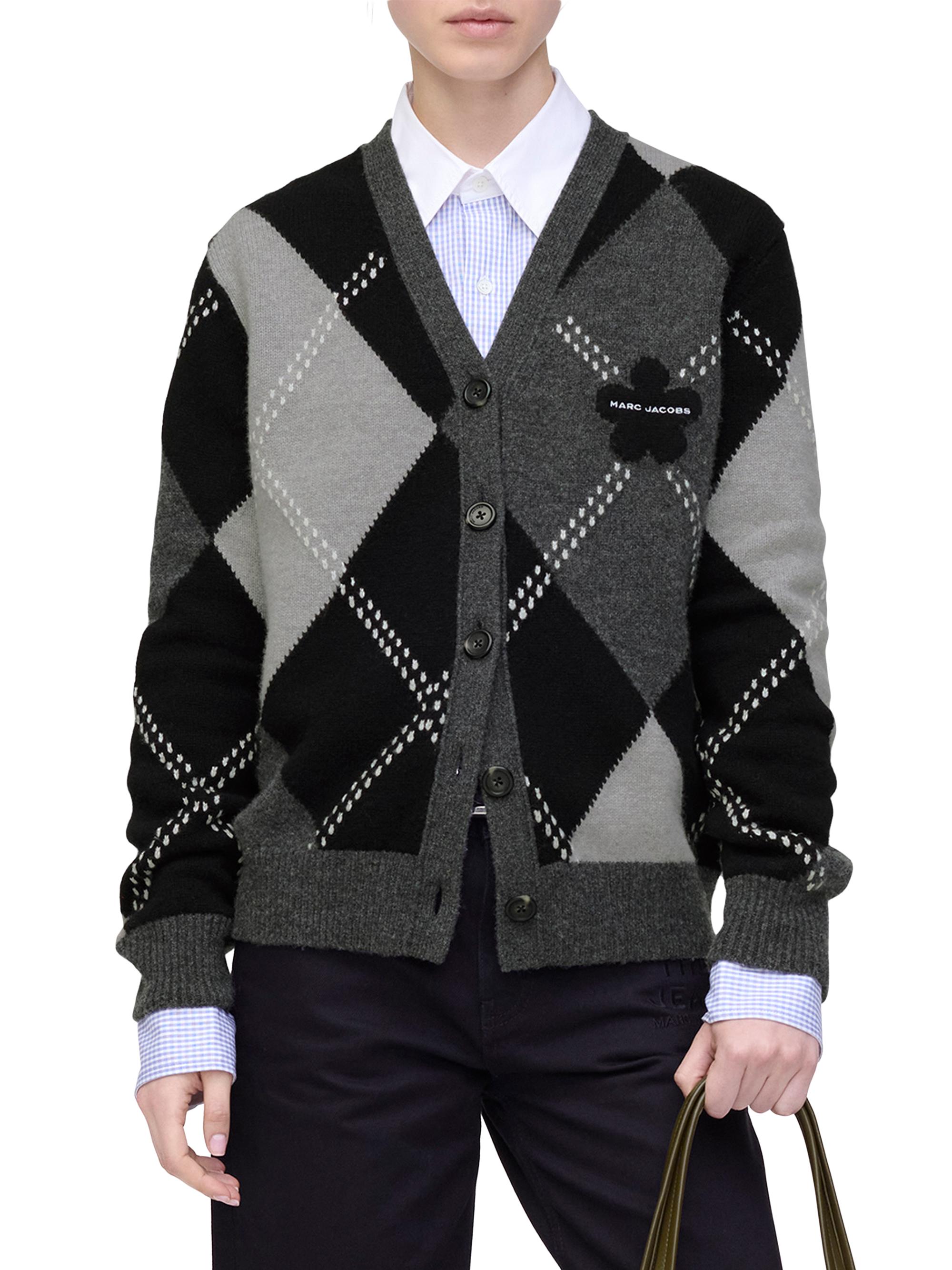 MARC BY MARC JACOBS  カーディガン Marc Jacobs Preppy Daisy Argyle Merino Wool Cardigan | Saks Fifth