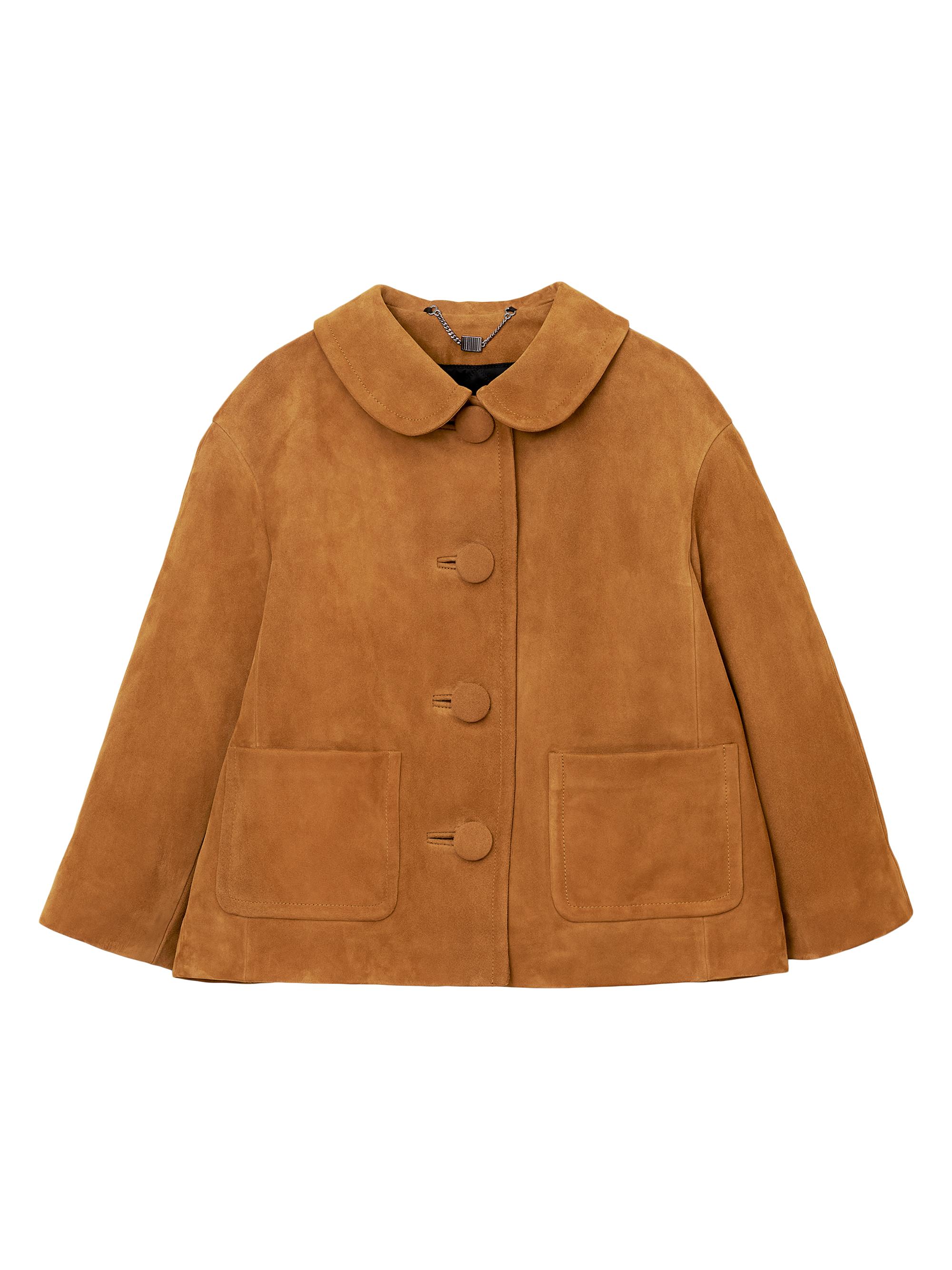 Marc Jacobs Women's Suede Doll Jacket - Copper