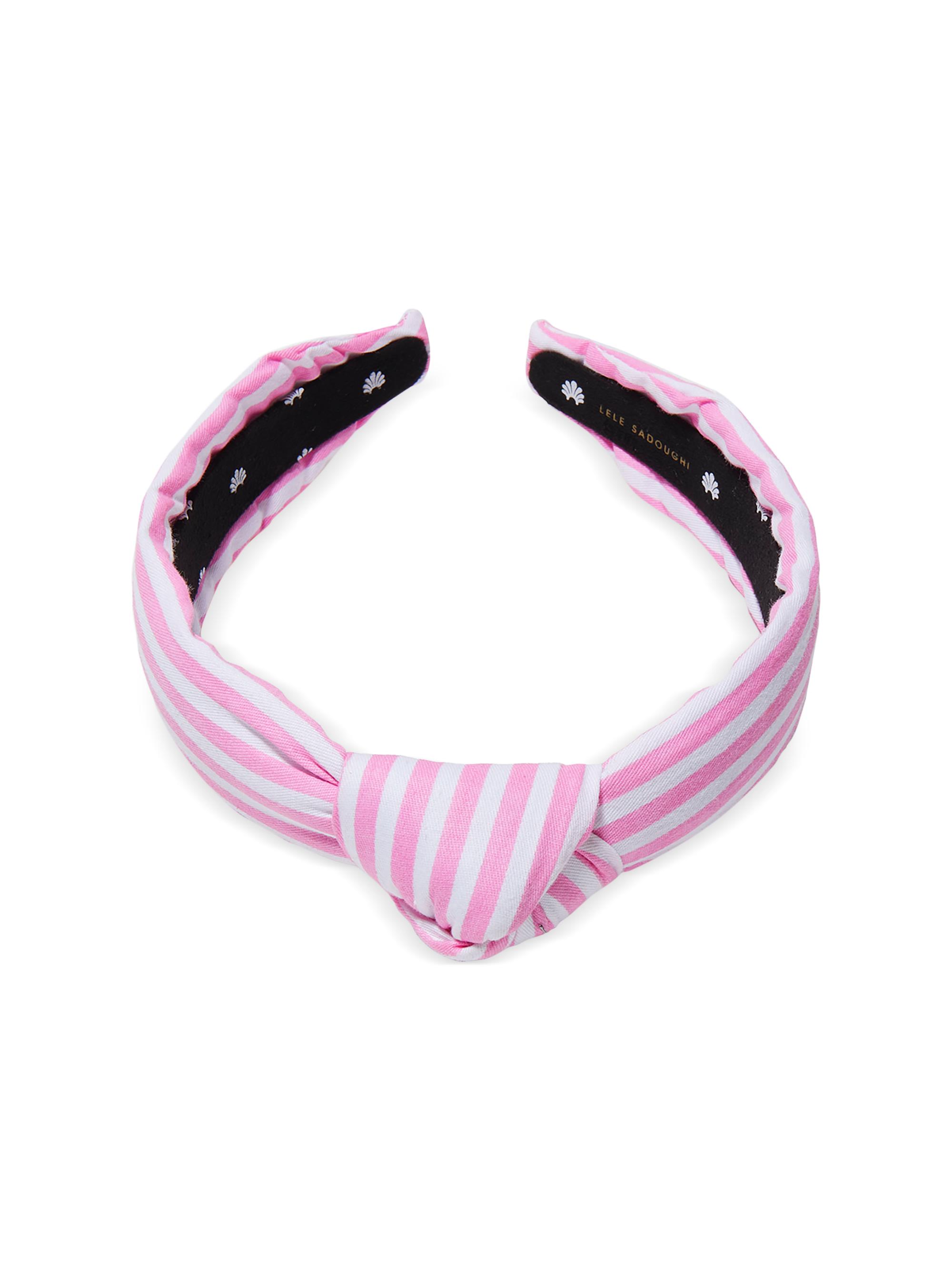 Lele Sadoughi Striped Cotton Knotted Headband | Saks Fifth  display picture 1