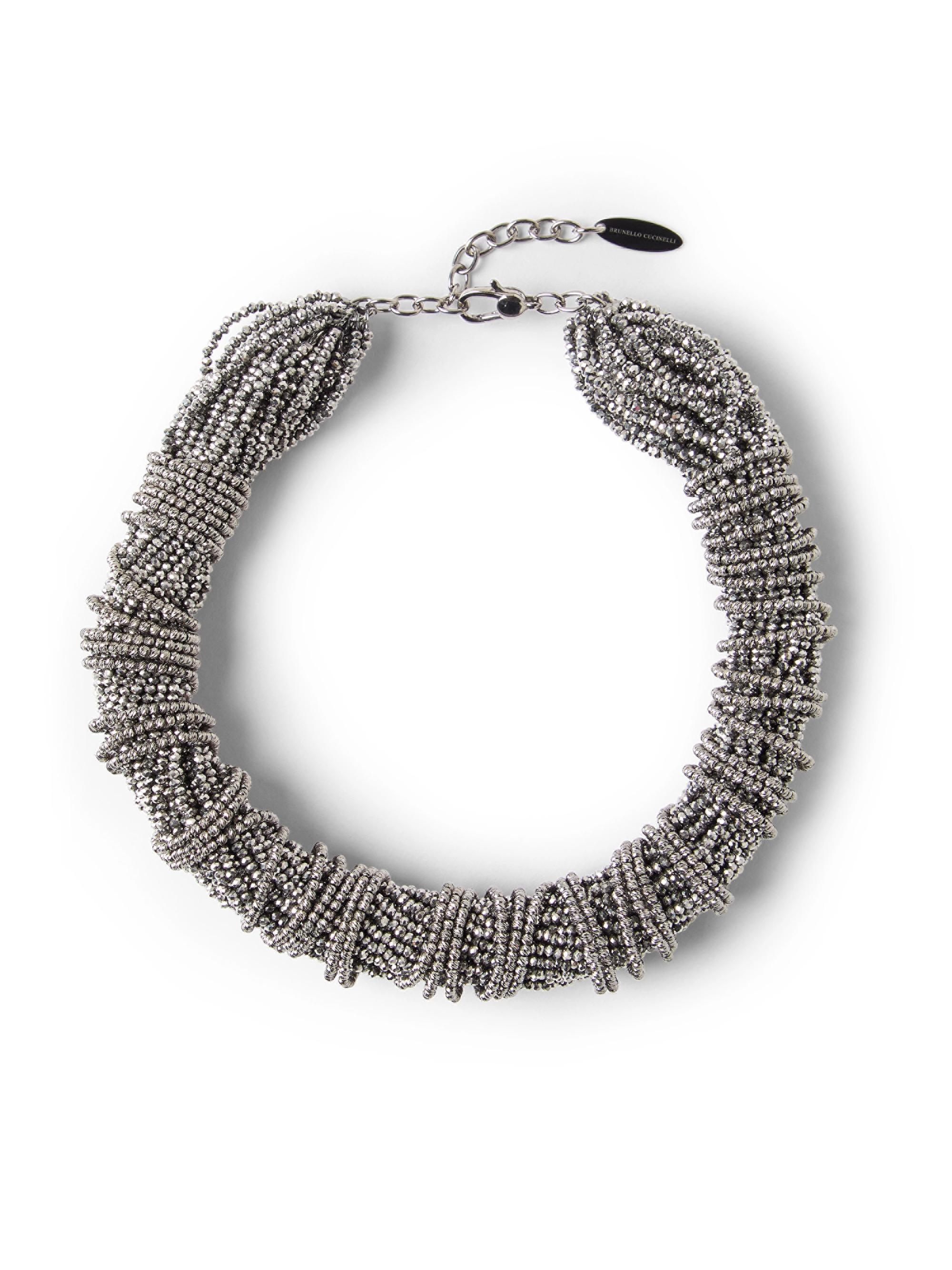 Brunello Cucinelli Women's Vetro and Sterling Silver Choker - Silver