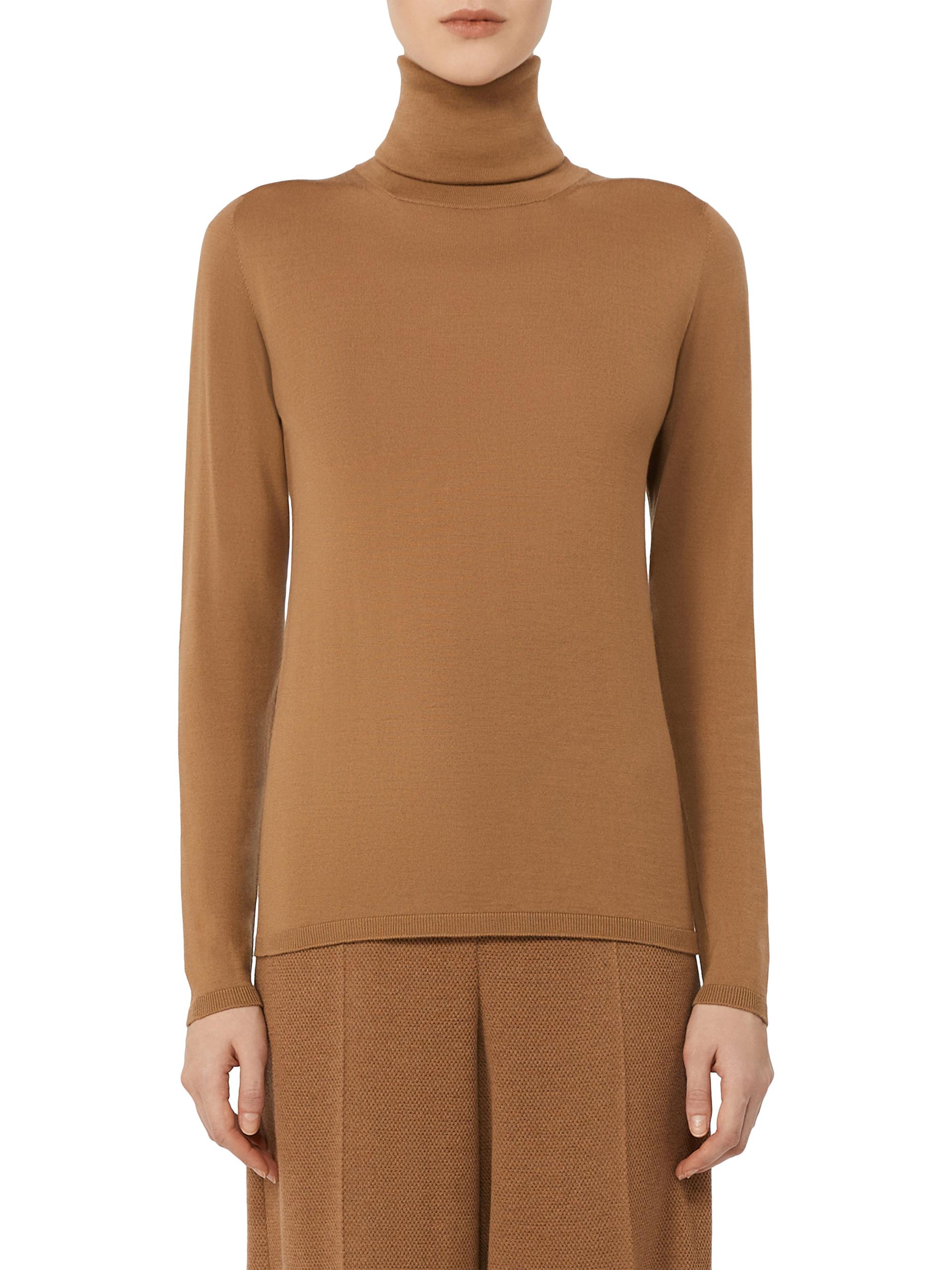 Wool Knit Turtleneck Jumper