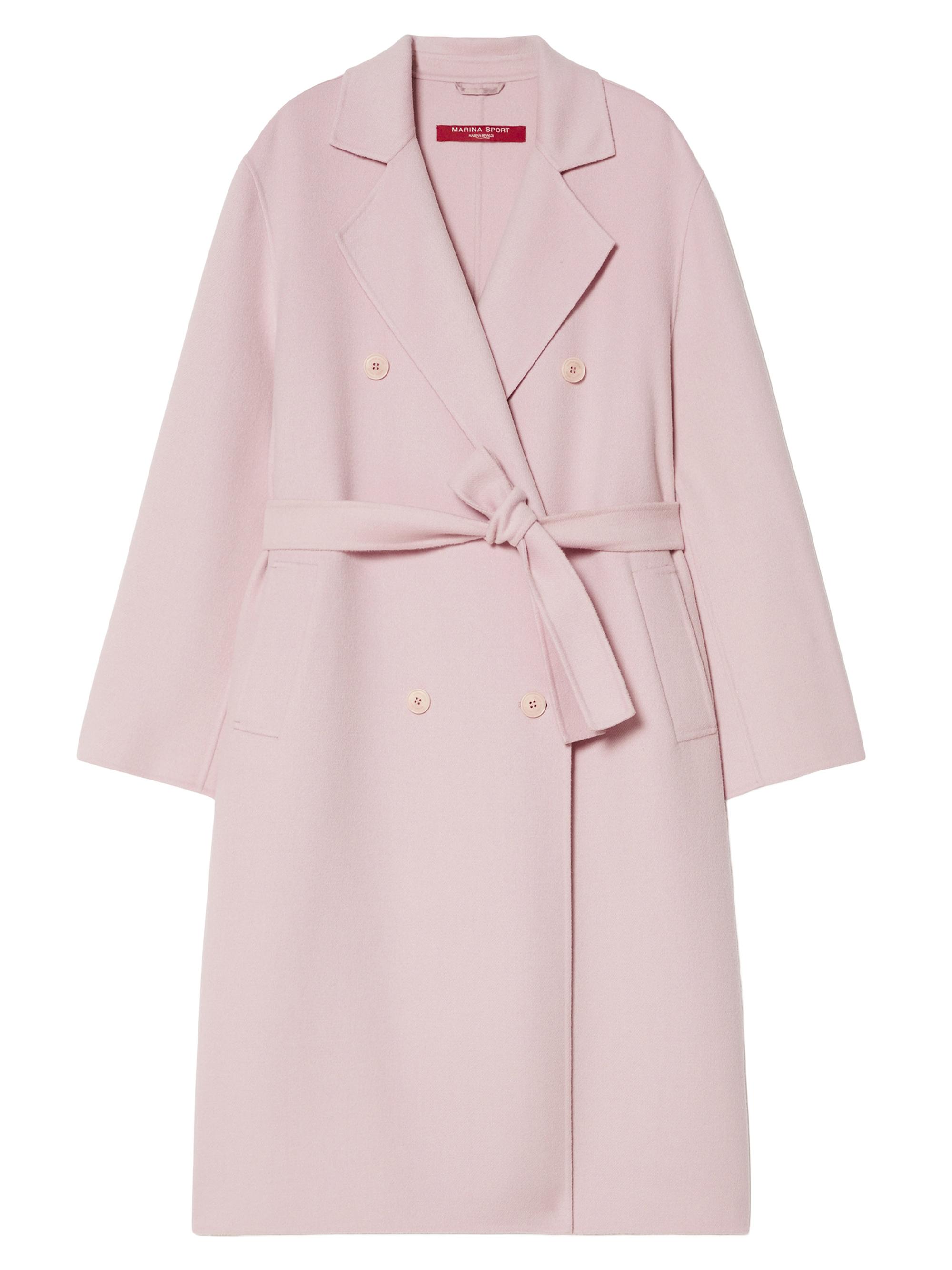 Marina Rinaldi Women's Double Faced Wool Blend Coat - Pink