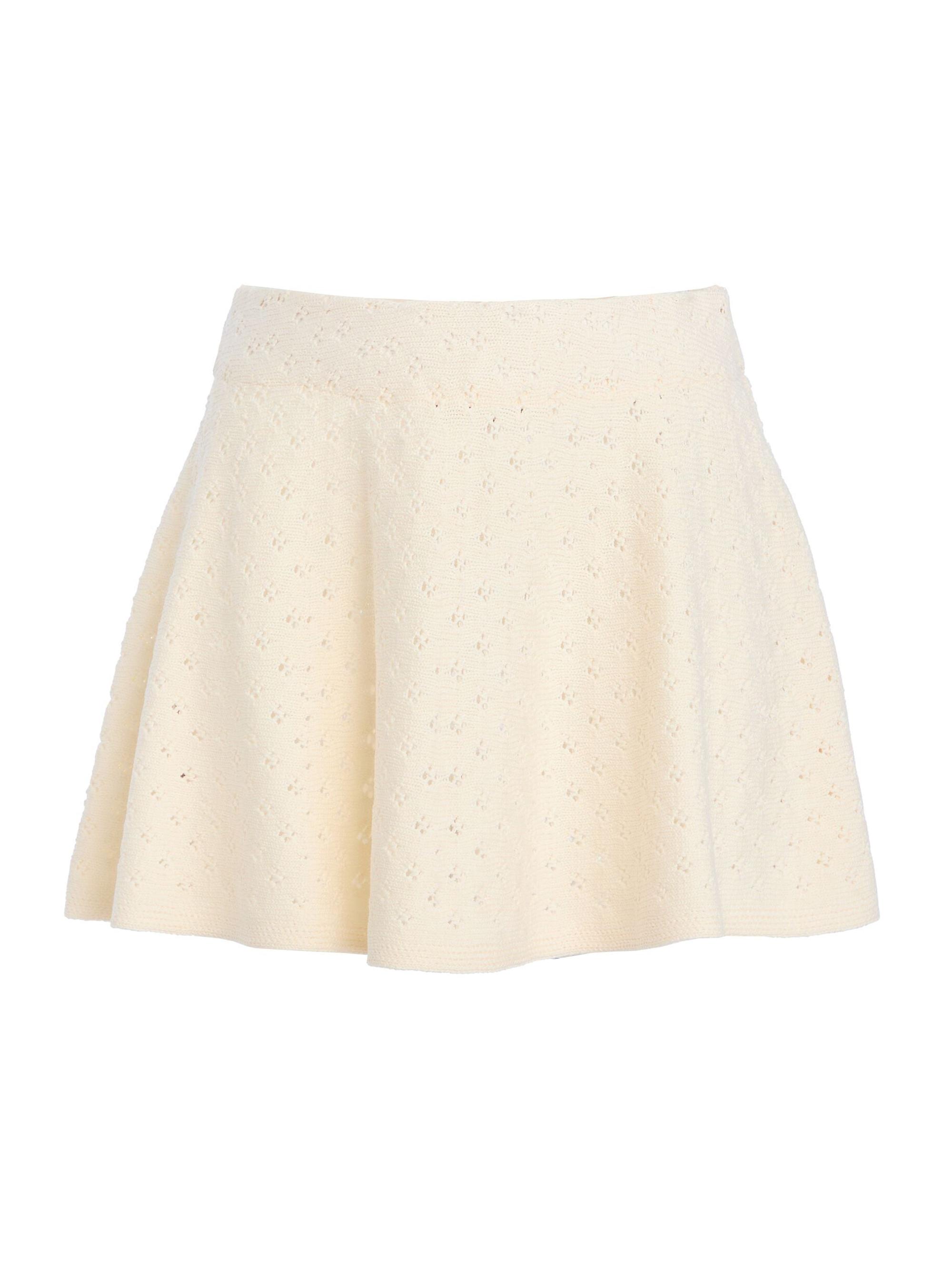 Ser.o.ya Women's Seren Knit Skirt - Eggshell