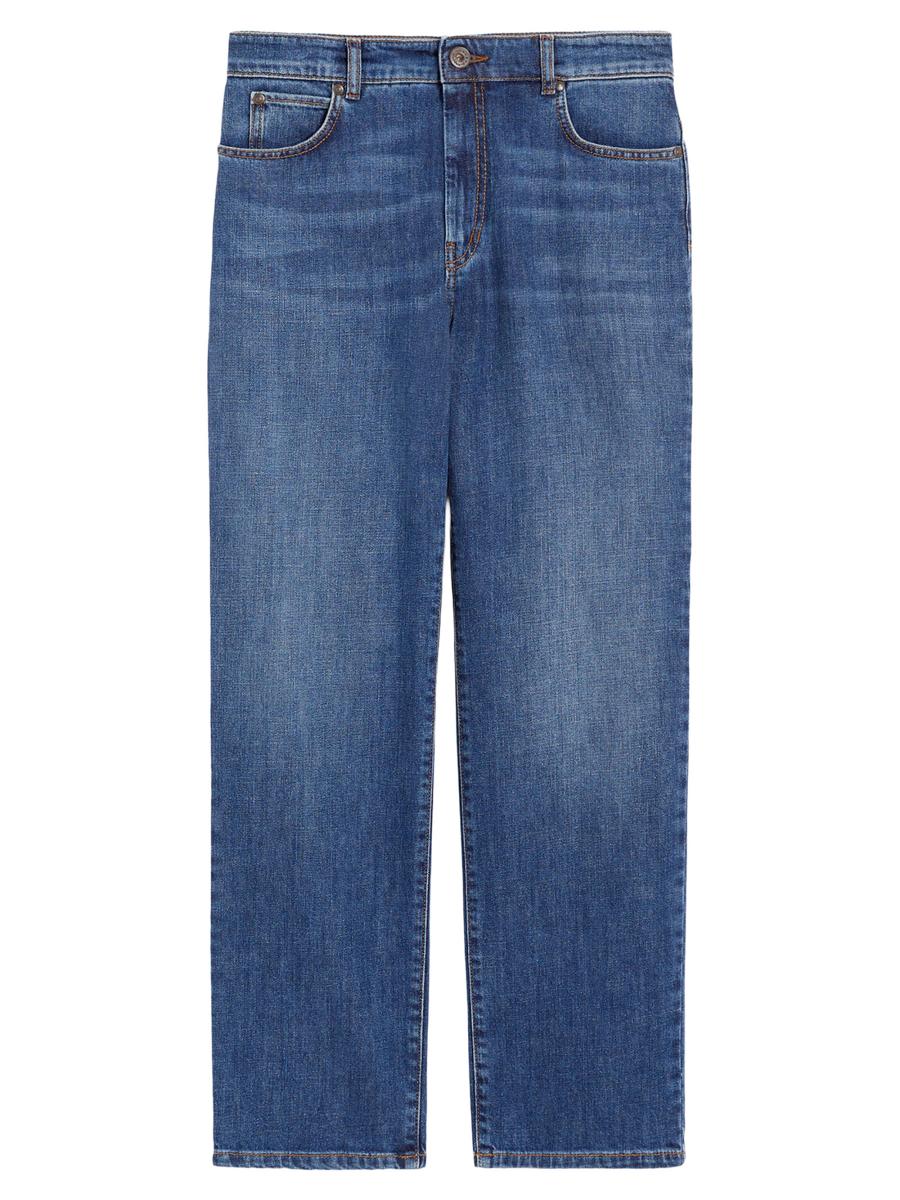 MAX MARA 25S STRAIGHT-LEG JEANS WITH SHEEPSKIN LINING 060