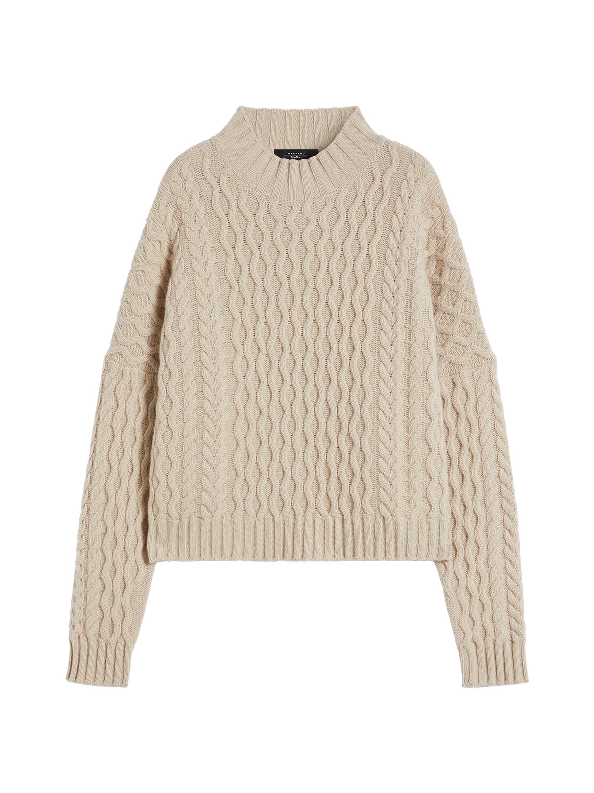 Boxy Fit Wool Knit Jumper