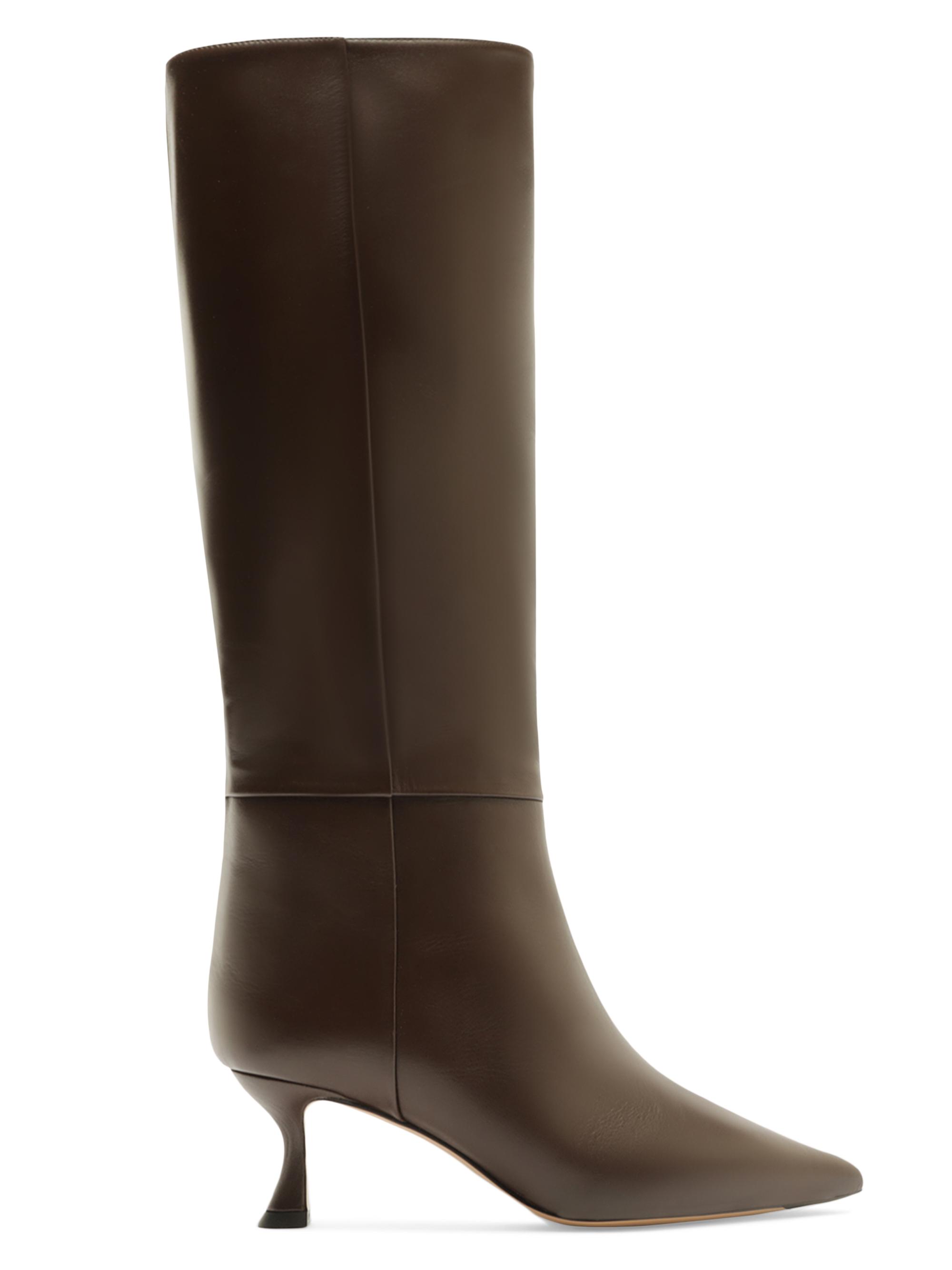 Alexandre Birman Women's Brena 60MM Leather Knee-High Boots - Brown