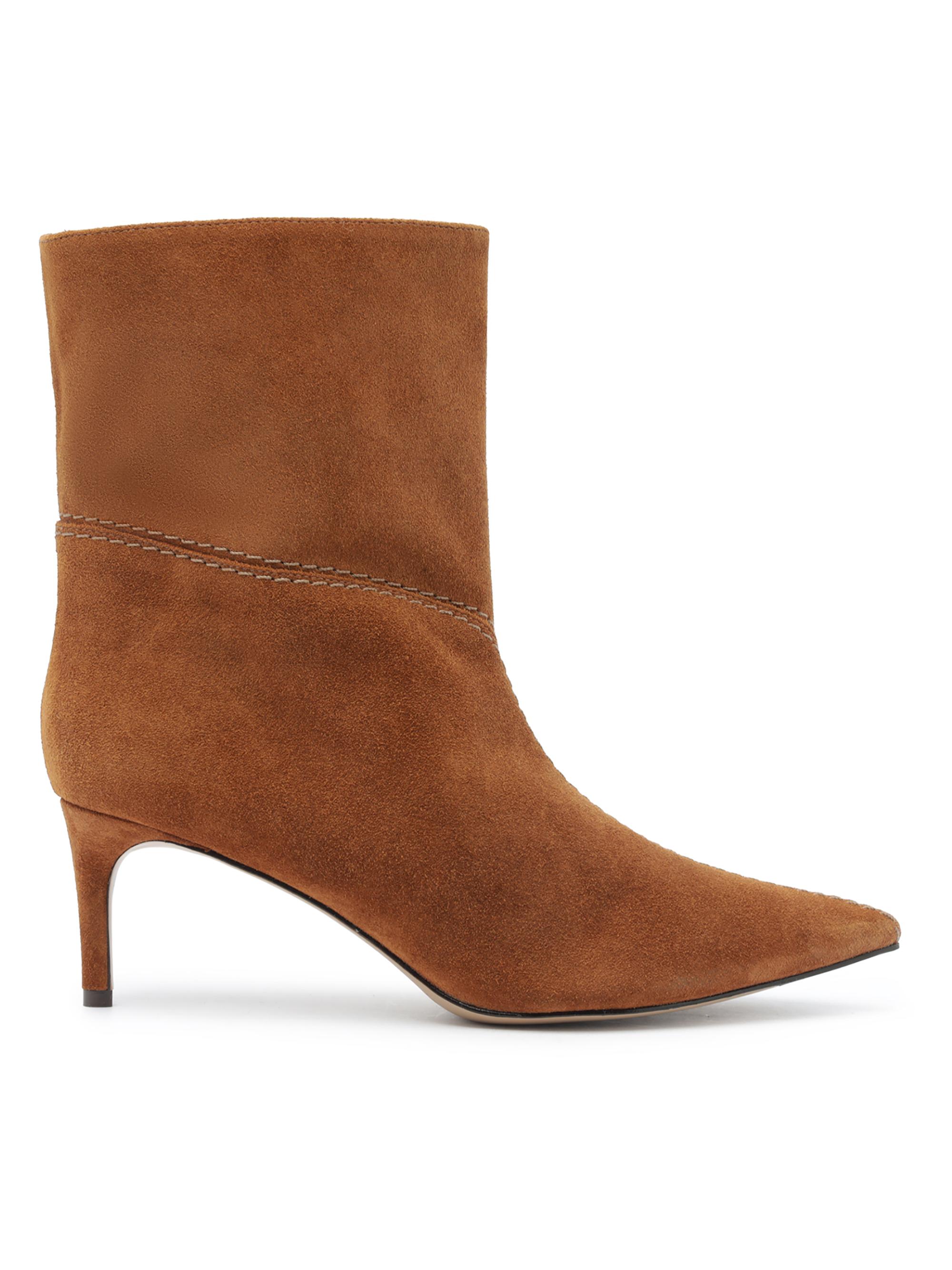Alexandre Birman Women's Malva 60MM Suede Booties - Espresso