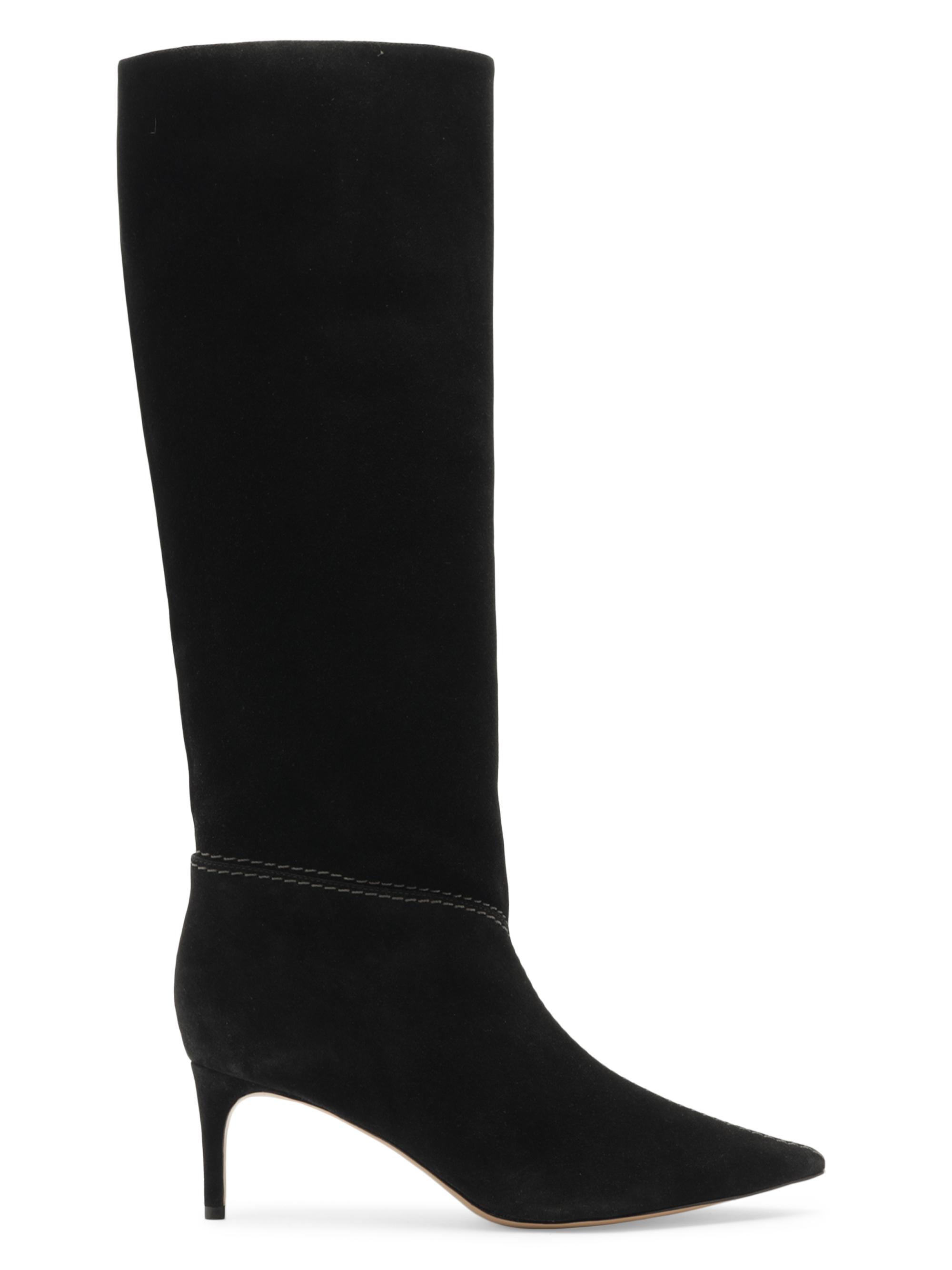 Alexandre Birman Women's Malva 60MM Suede Knee-High Boots - Black