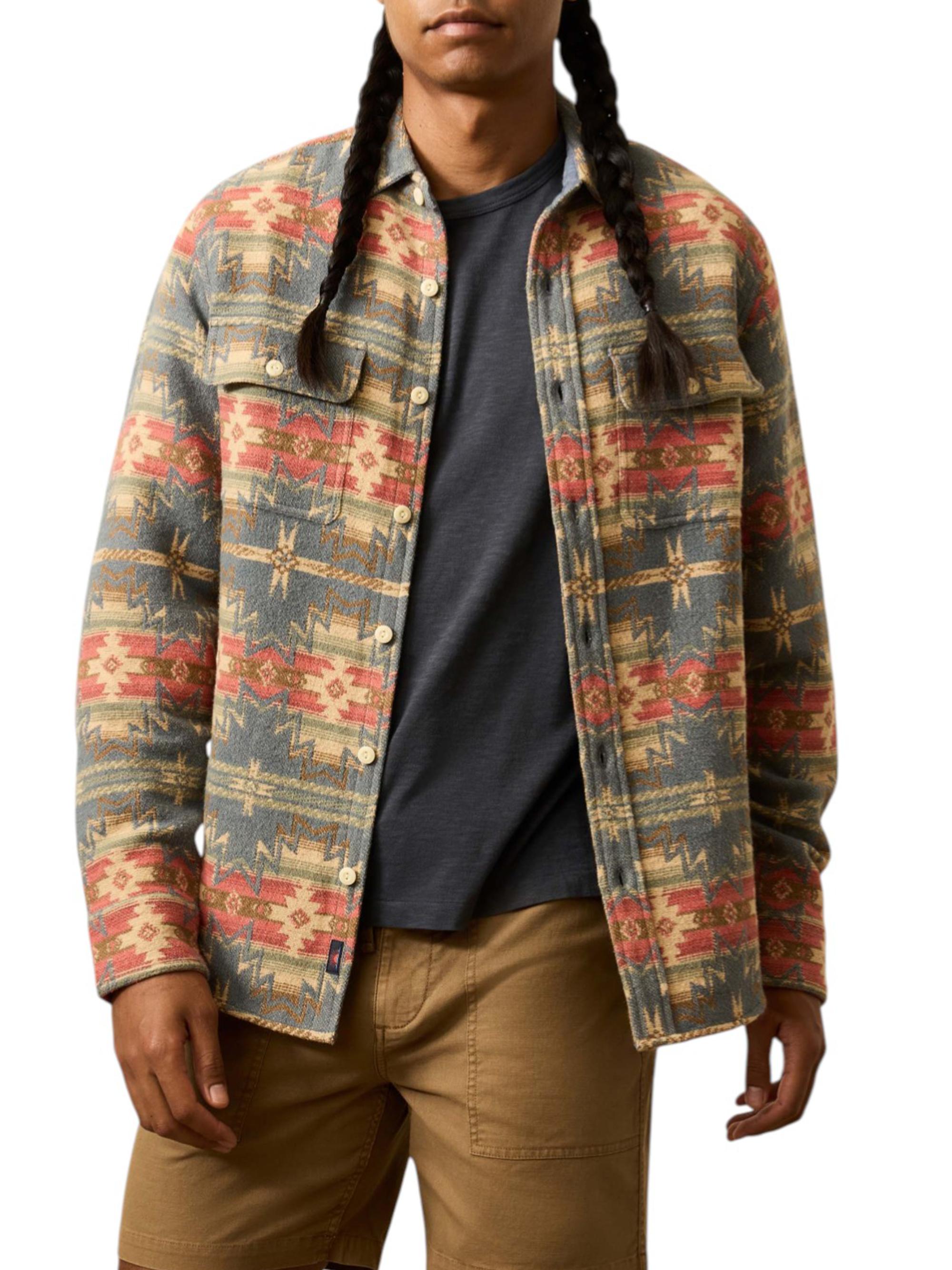 Faherty Brand Men's Doug Good Feather Canyon Overshirt - Fall Harvest
