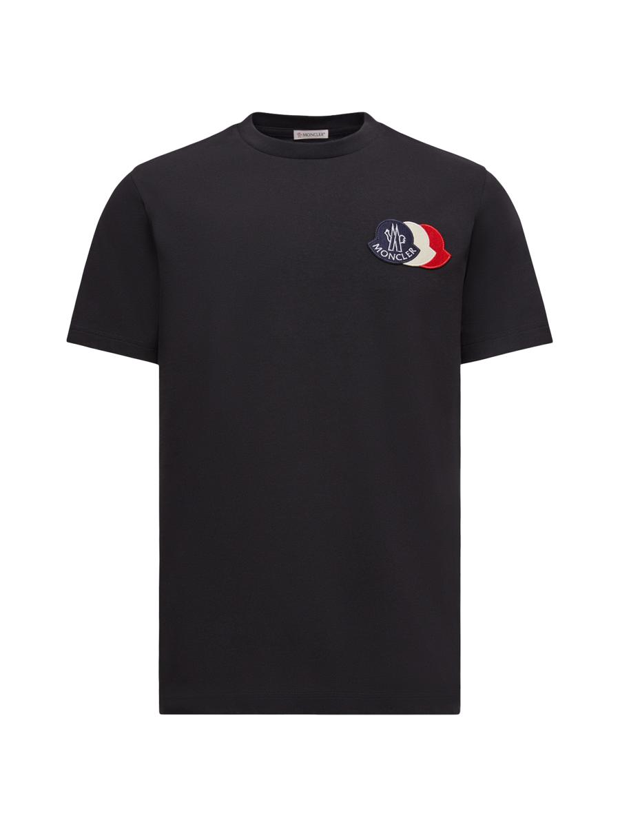 Moncler Crew Neck T-Shirt in Cotton | Saks Fifth Avenue