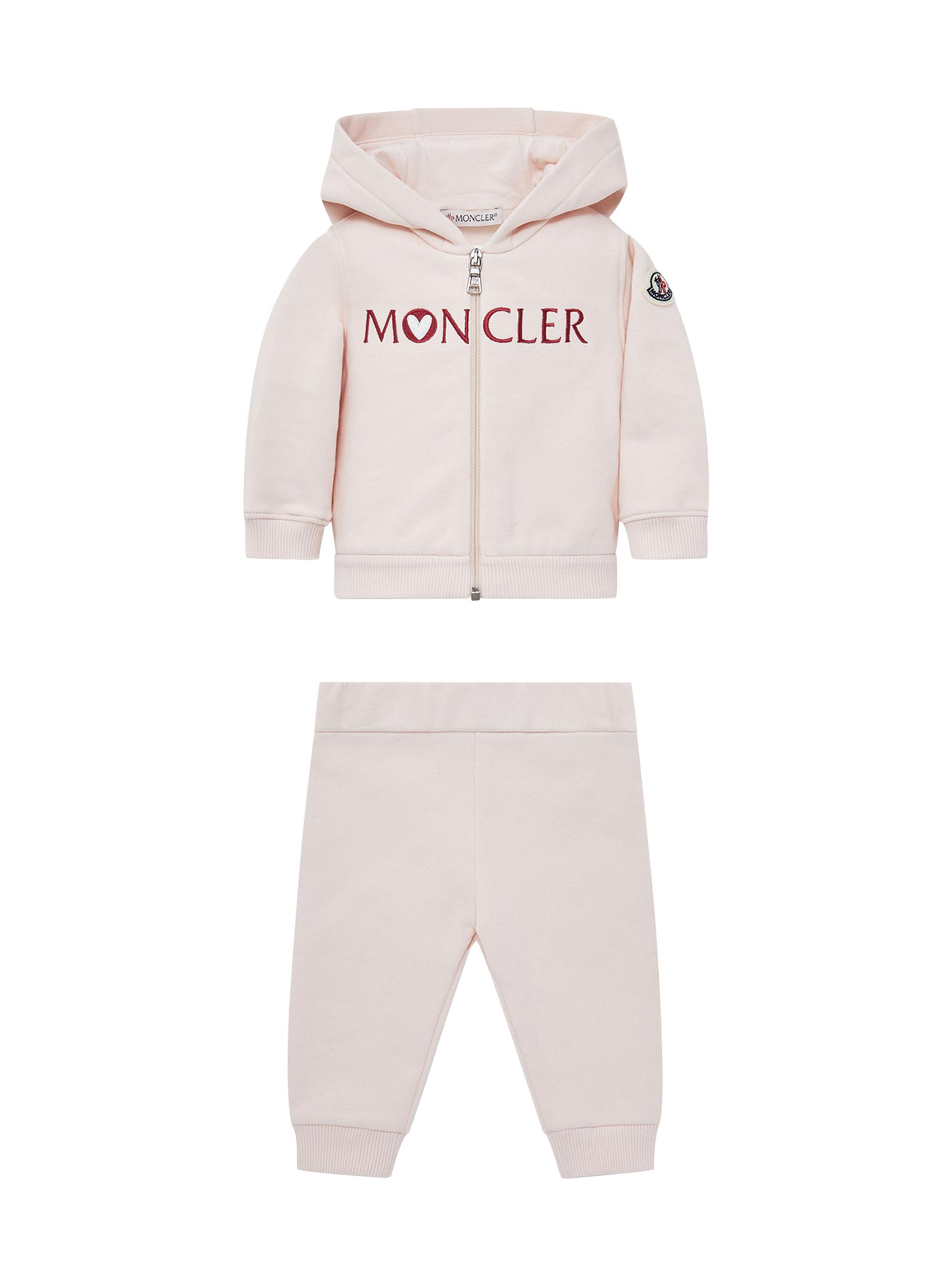 Moncler Baby Girl's & Little Girl's Sweatsuit Set in Cotton - Light Pink