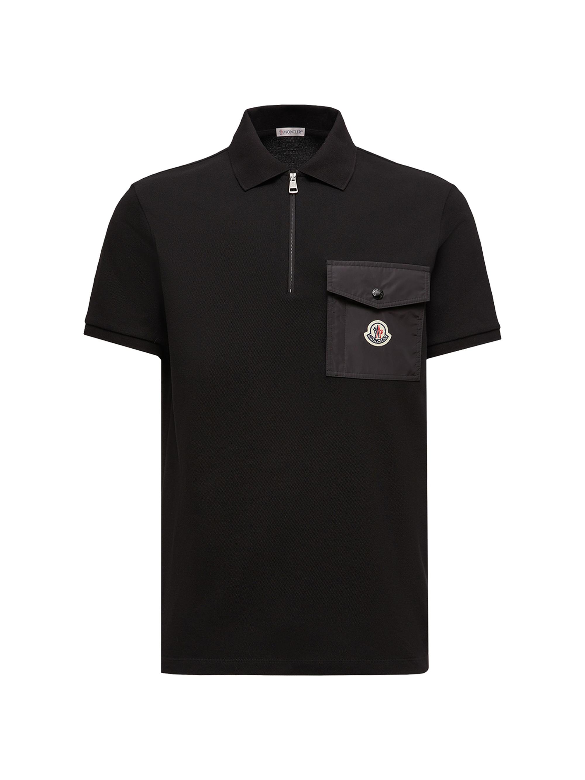 Moncler Polo Shirt in Cotton Piquet | Saks Fifth Avenue