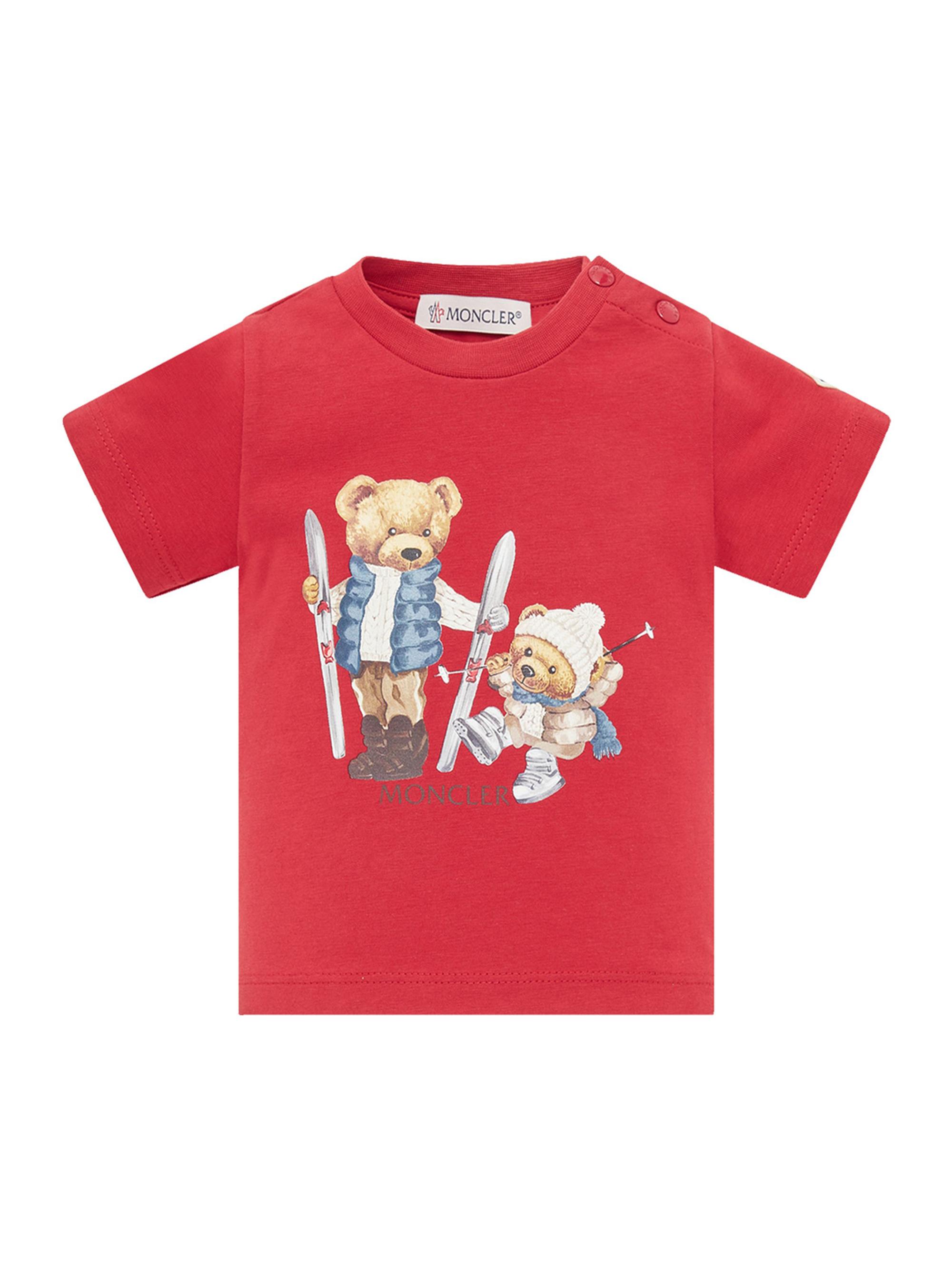 Moncler Baby Boy's & Little Boy's Crewneck T-Shirt in Cotton - White 12 Months