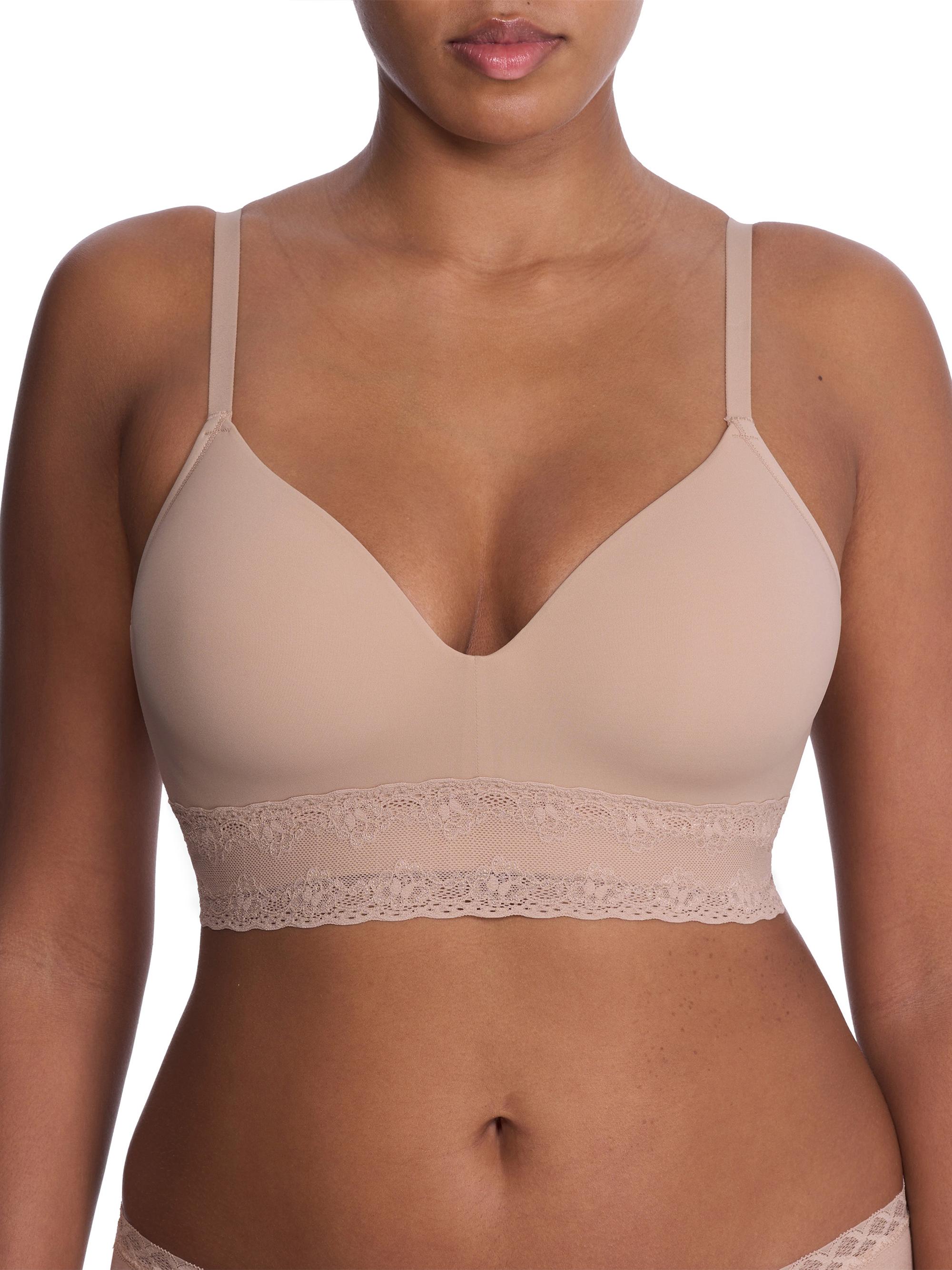 Natori Women's Bliss Perfection Wireless T-Shirt Bra - Cafe