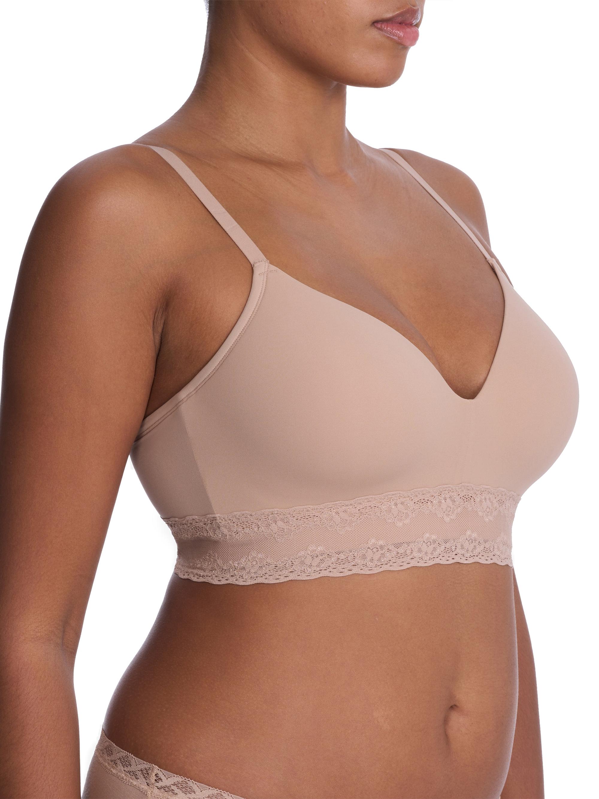 Natori Women's Bliss Perfection Wireless T-Shirt Bra - Cafe | Thumbnail 2