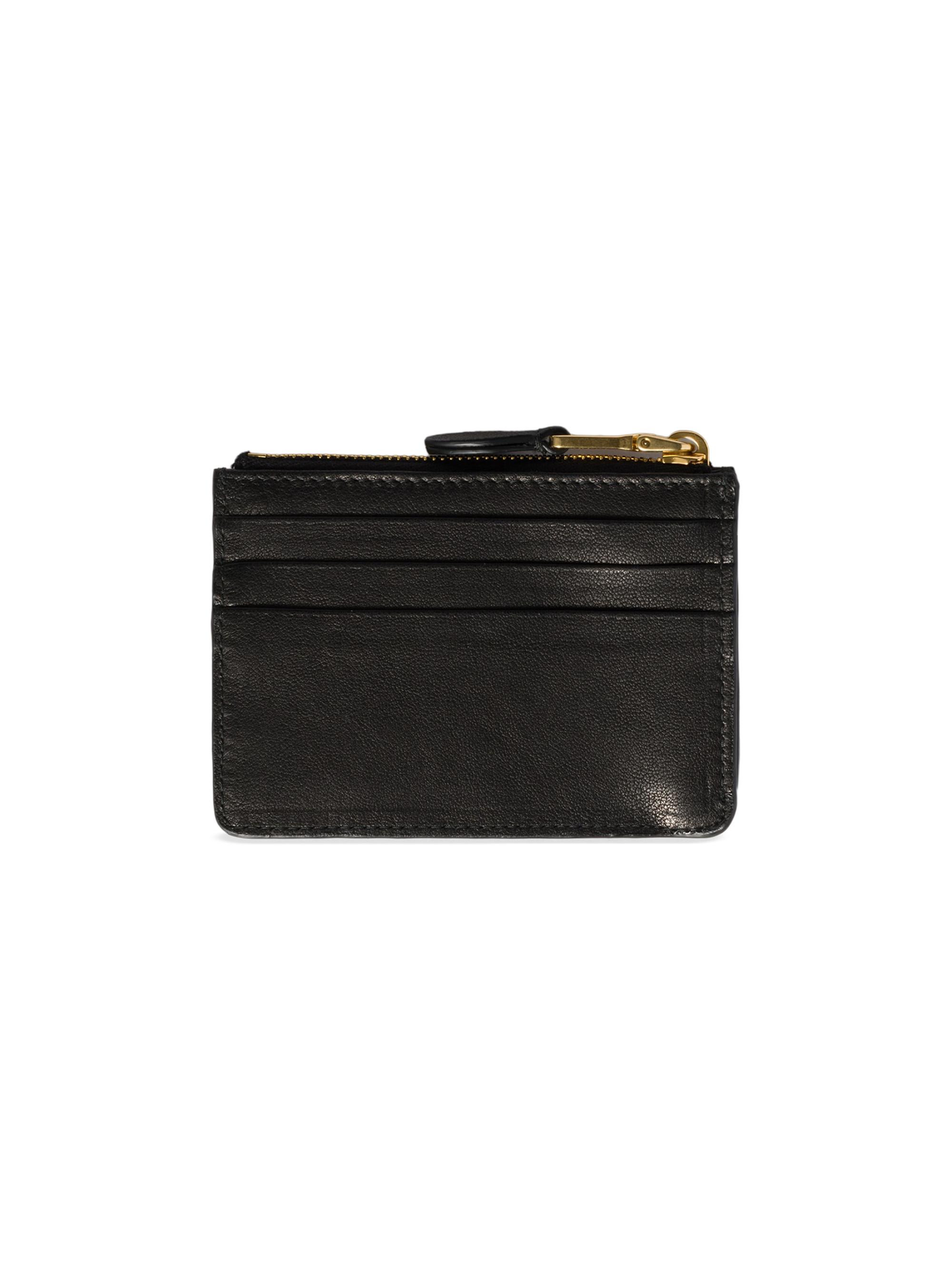 Miu Miu Nappa Leather Card Holder | Saks Fifth Avenue