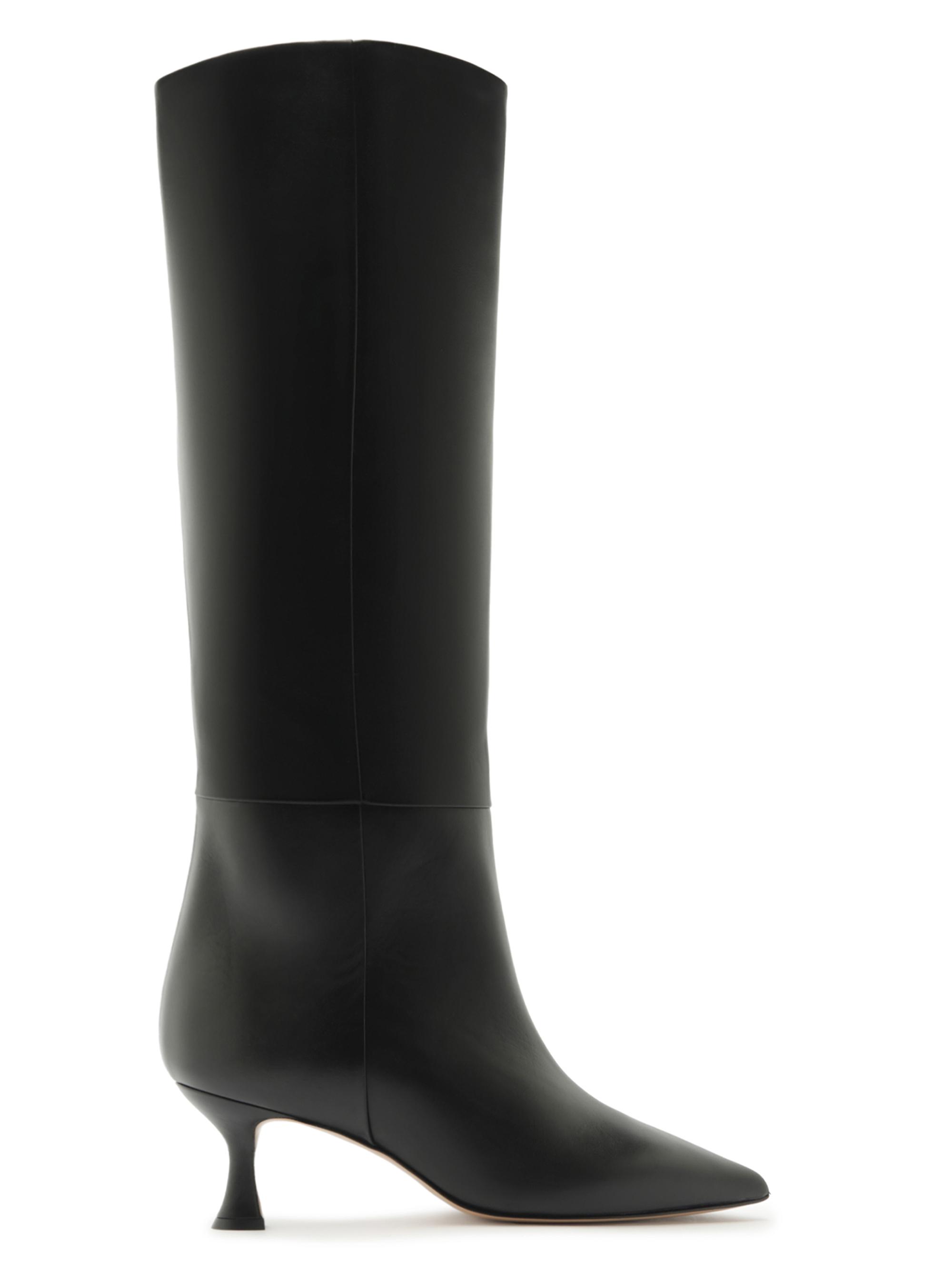 Alexandre Birman Women's Brena 60MM Leather Knee-High Boots - Black