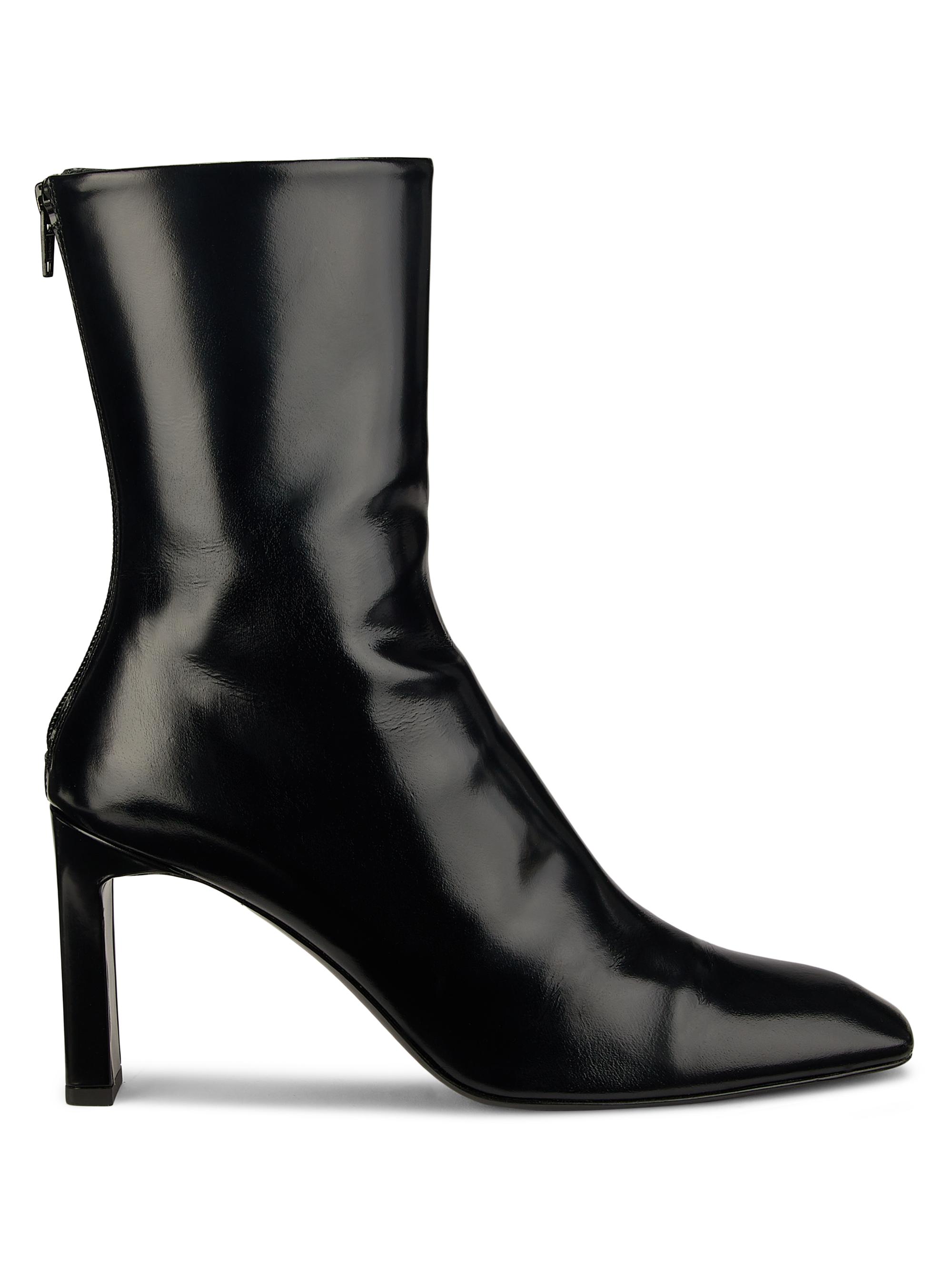 Toteme Glossy 85MM Leather Boots | Saks Fifth Avenue