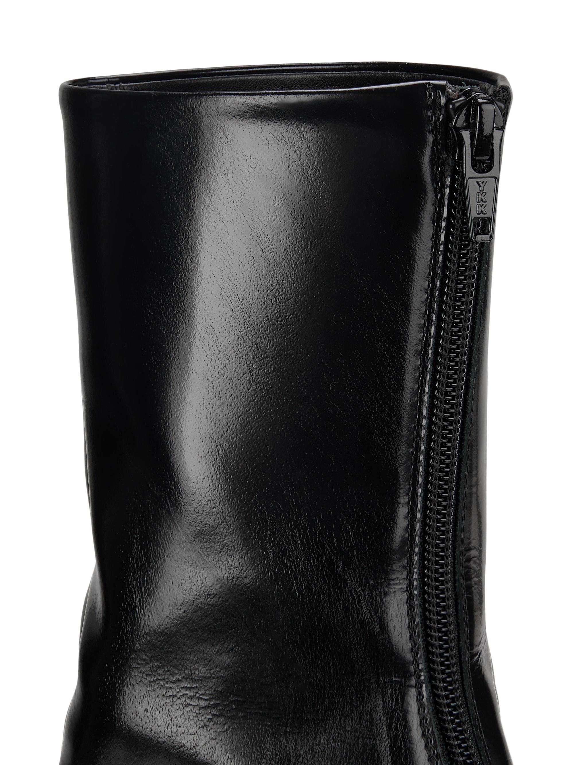 Toteme Glossy 85MM Leather Boots | Saks Fifth Avenue