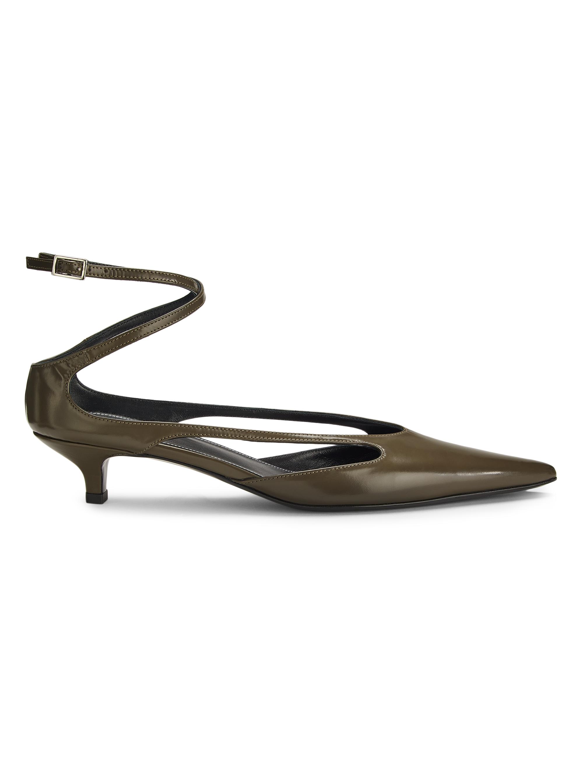 Toteme 40MM Leather Kitten-Heel Pumps | Saks Fifth Avenue