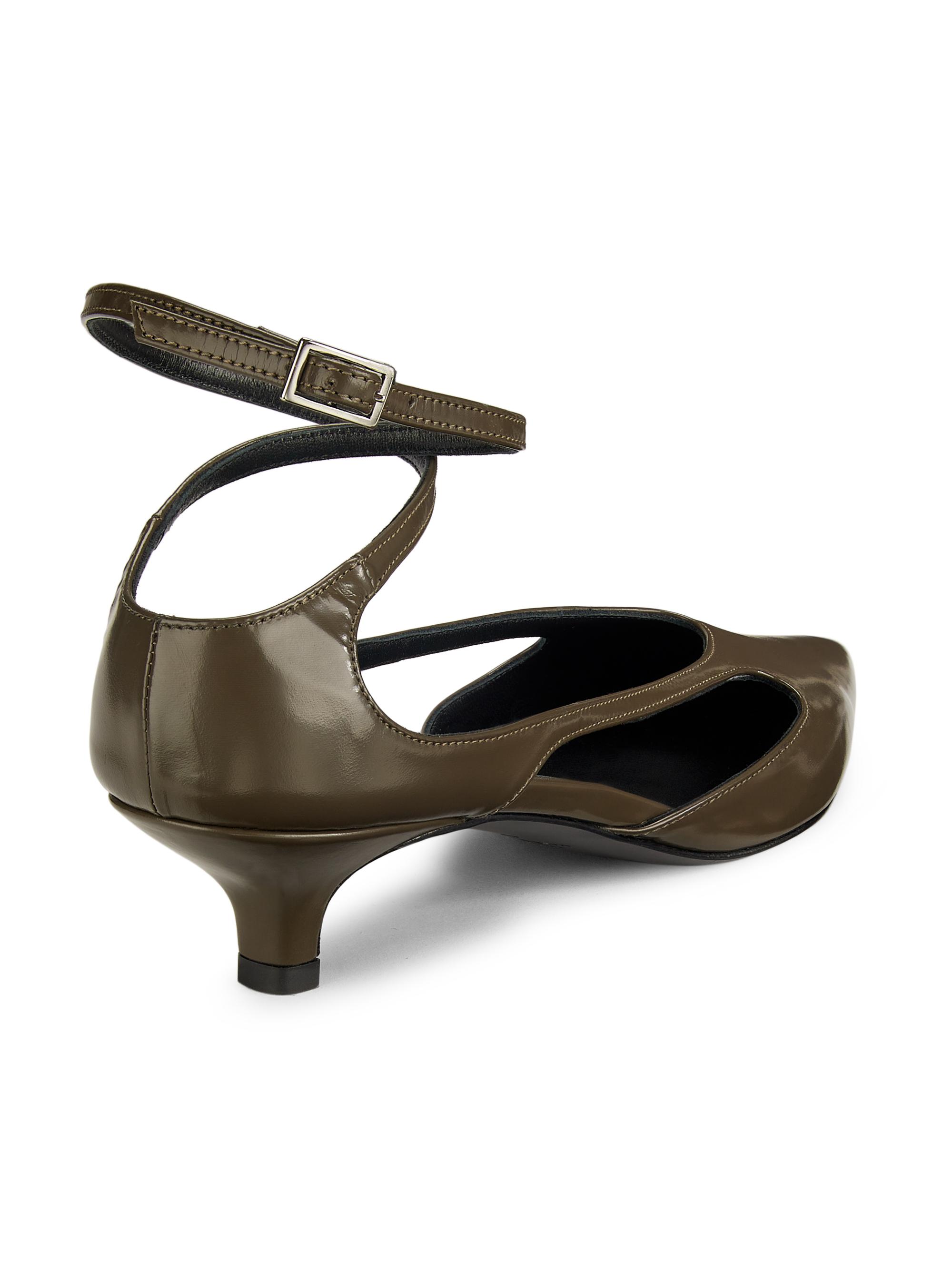 Toteme 40MM Leather Kitten-Heel Pumps | Saks Fifth Avenue