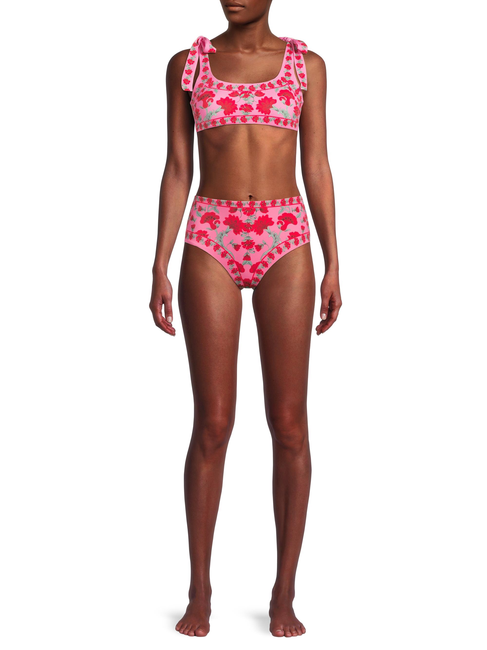 Beach Riot Women's Avalon Swim Top - Redwood Floral