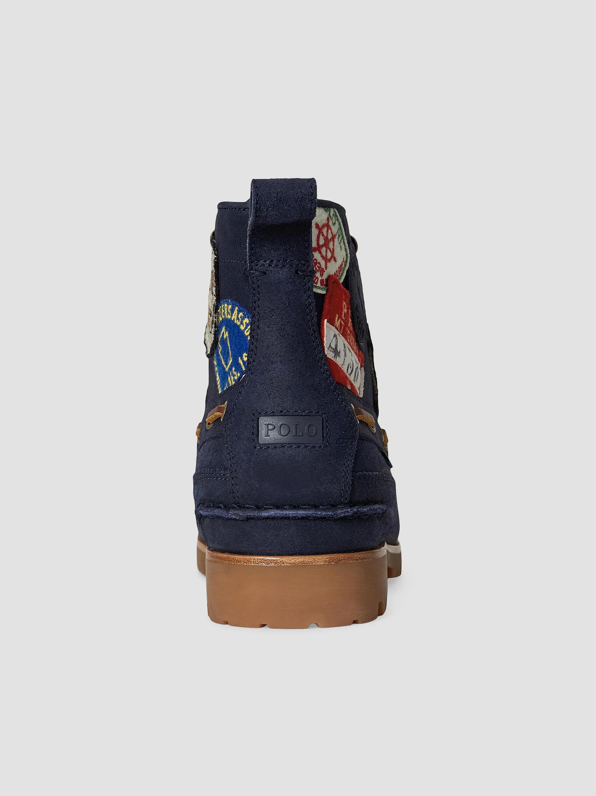 Polo Ralph Lauren Patchwork Suede High-Top Boots | Saks 