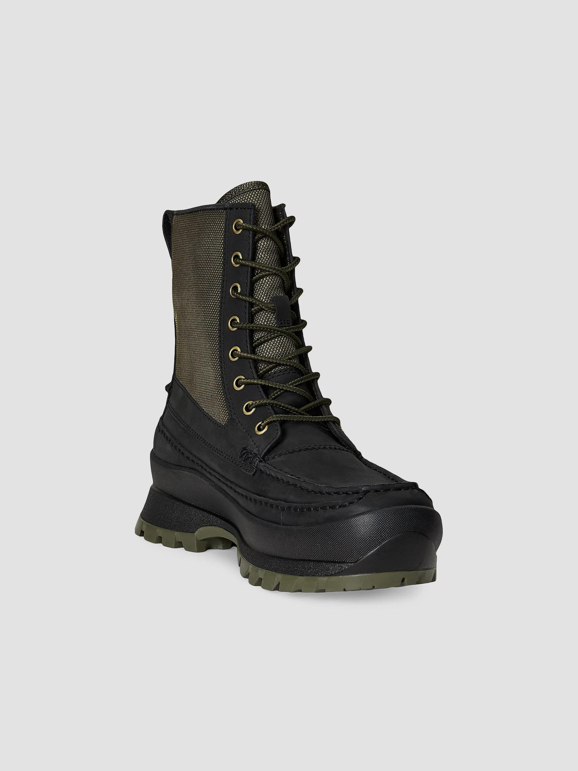 Polo Ralph Lauren Logan Leather & Nylon Moc-Toe Boots | Saks  display picture 3