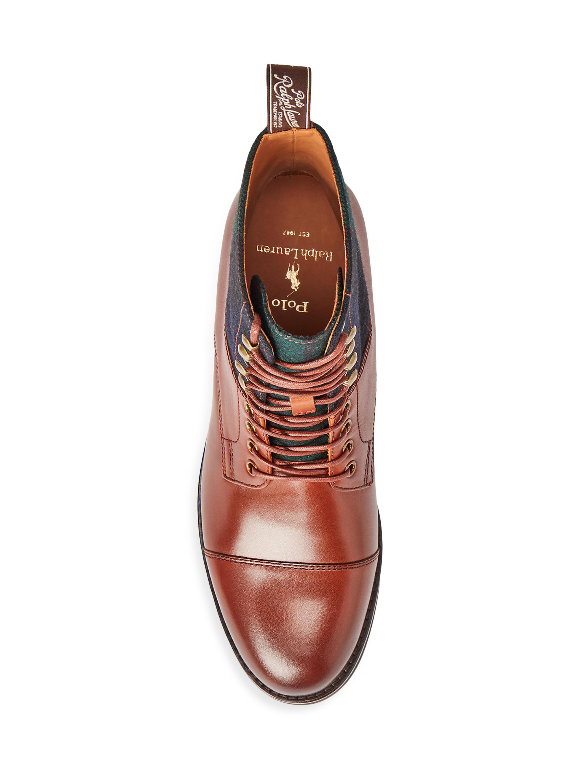 Polo Ralph Lauren Bryson Leather & Wool Boots | Saks Fifth  display picture 2