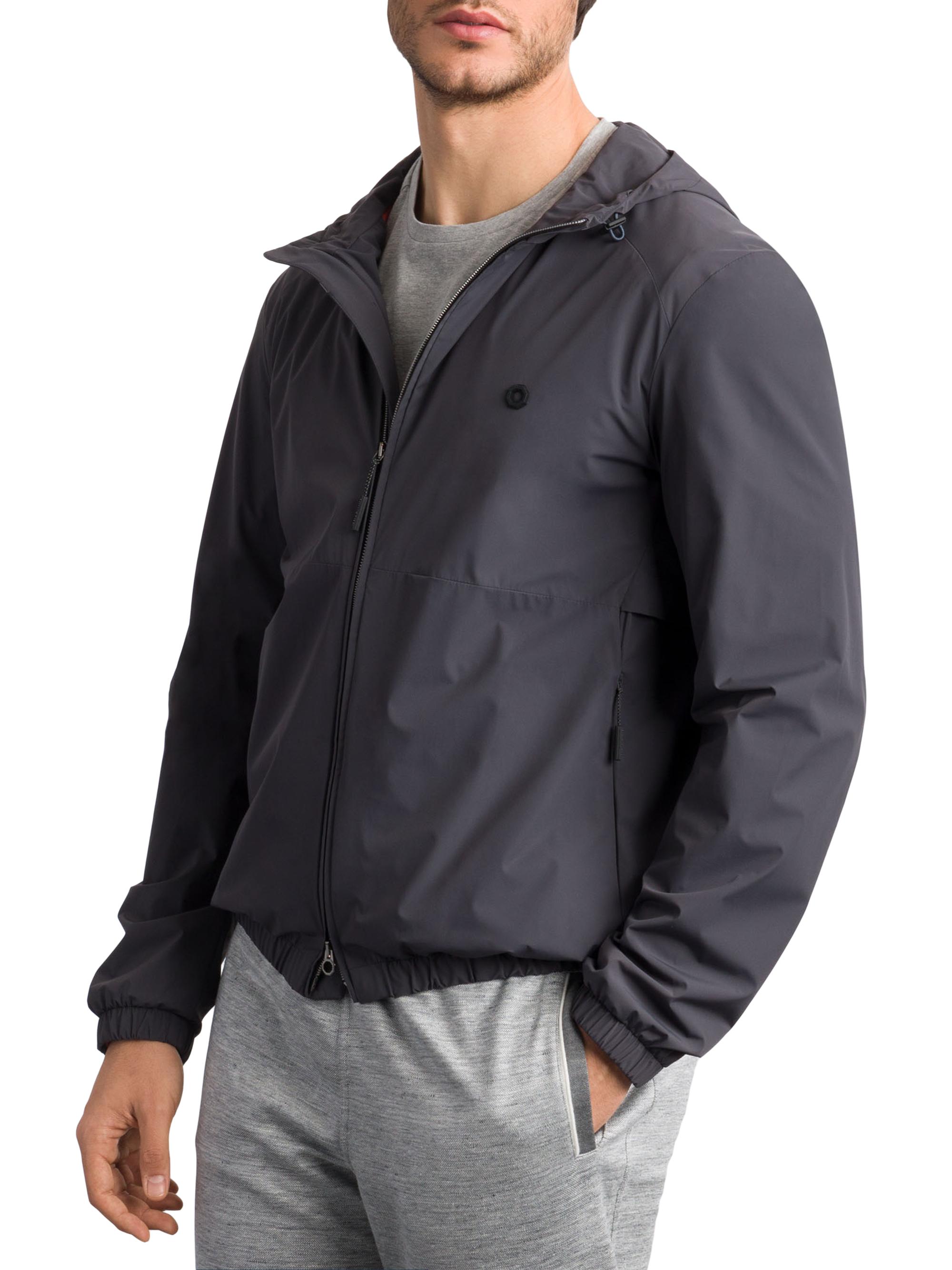 Stefano Ricci Men's Luxury Running Blouson Jacket - Anthracite Grey