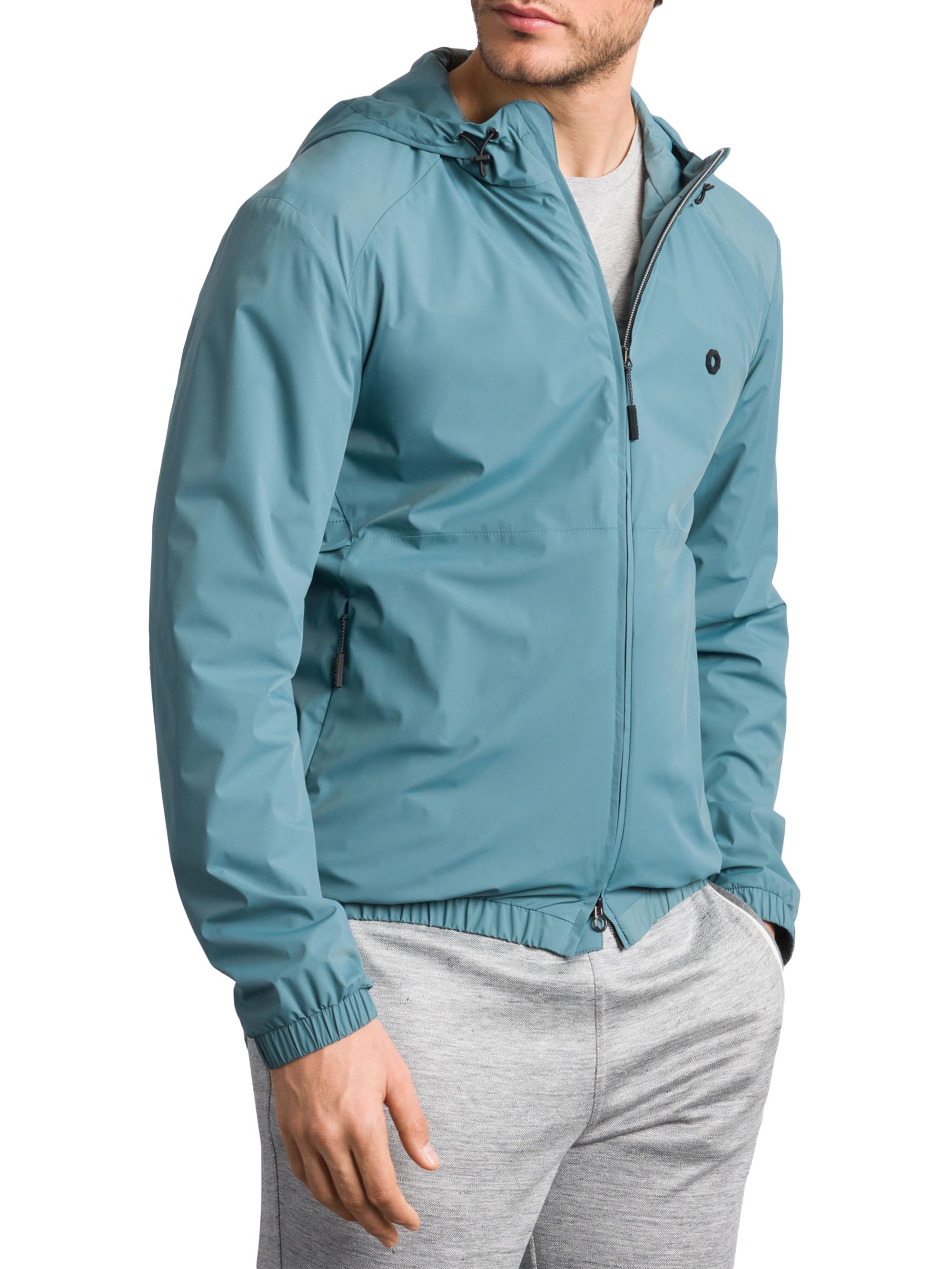 Stefano Ricci Men's Luxury Running Blouson Jacket - Mint Turquoise