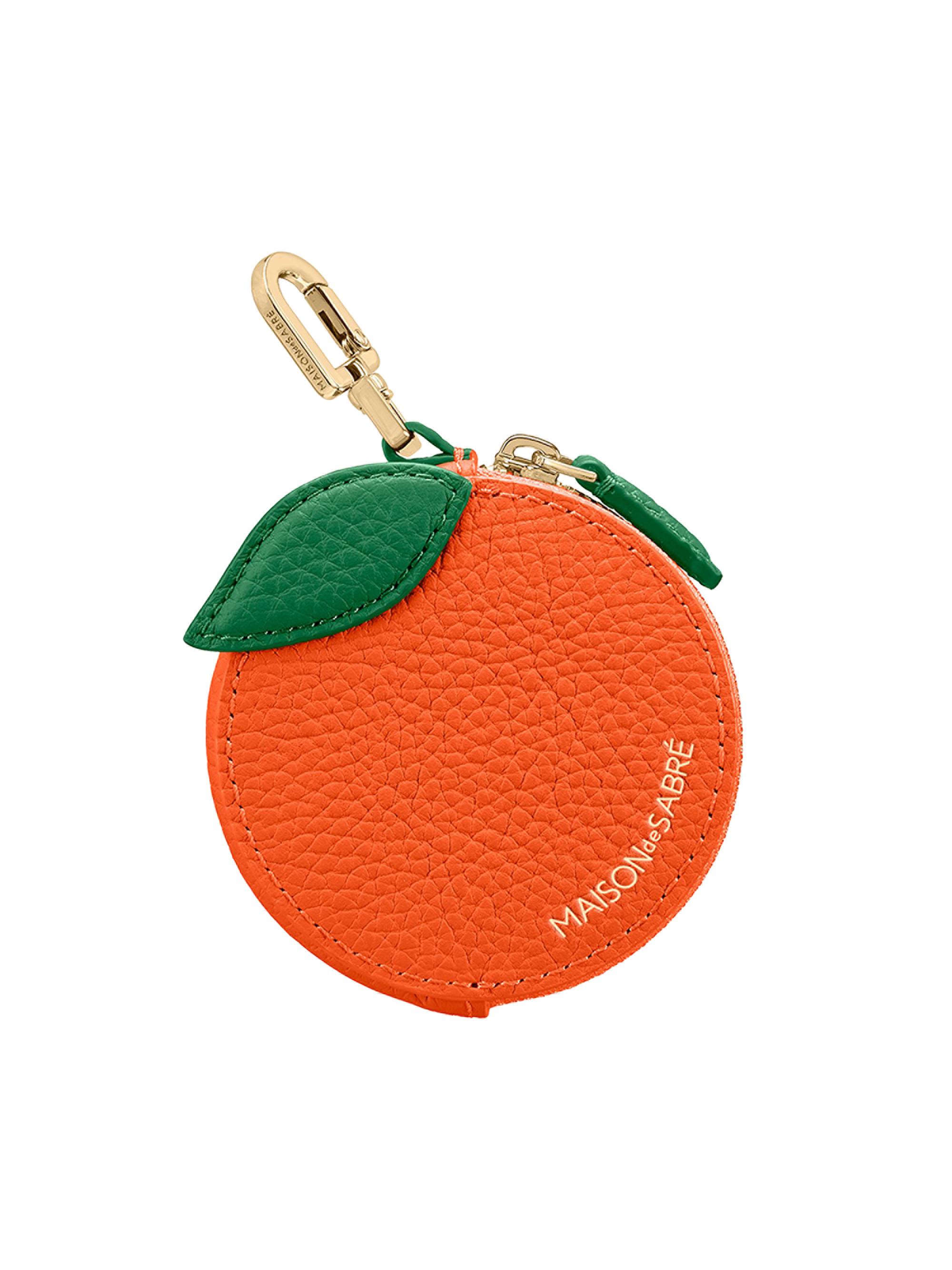 Maison de Sabre Women's The Sabrémoji Fruit Coin Purse - Orange | Thumbnail 6