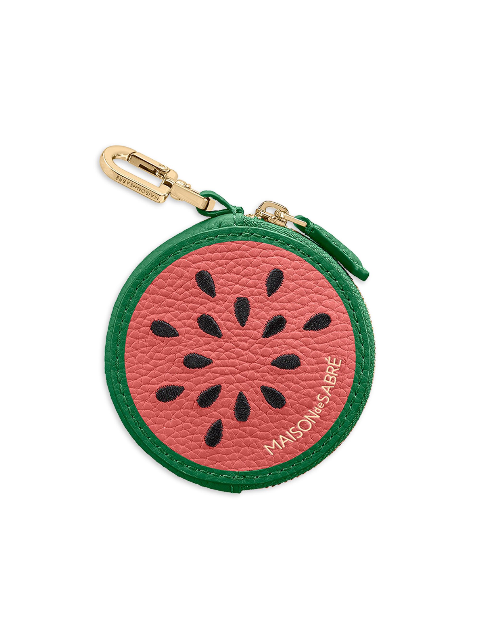 Maison de Sabre Women's The Sabrémoji Fruit Coin Purse - Watermelon | Thumbnail 6