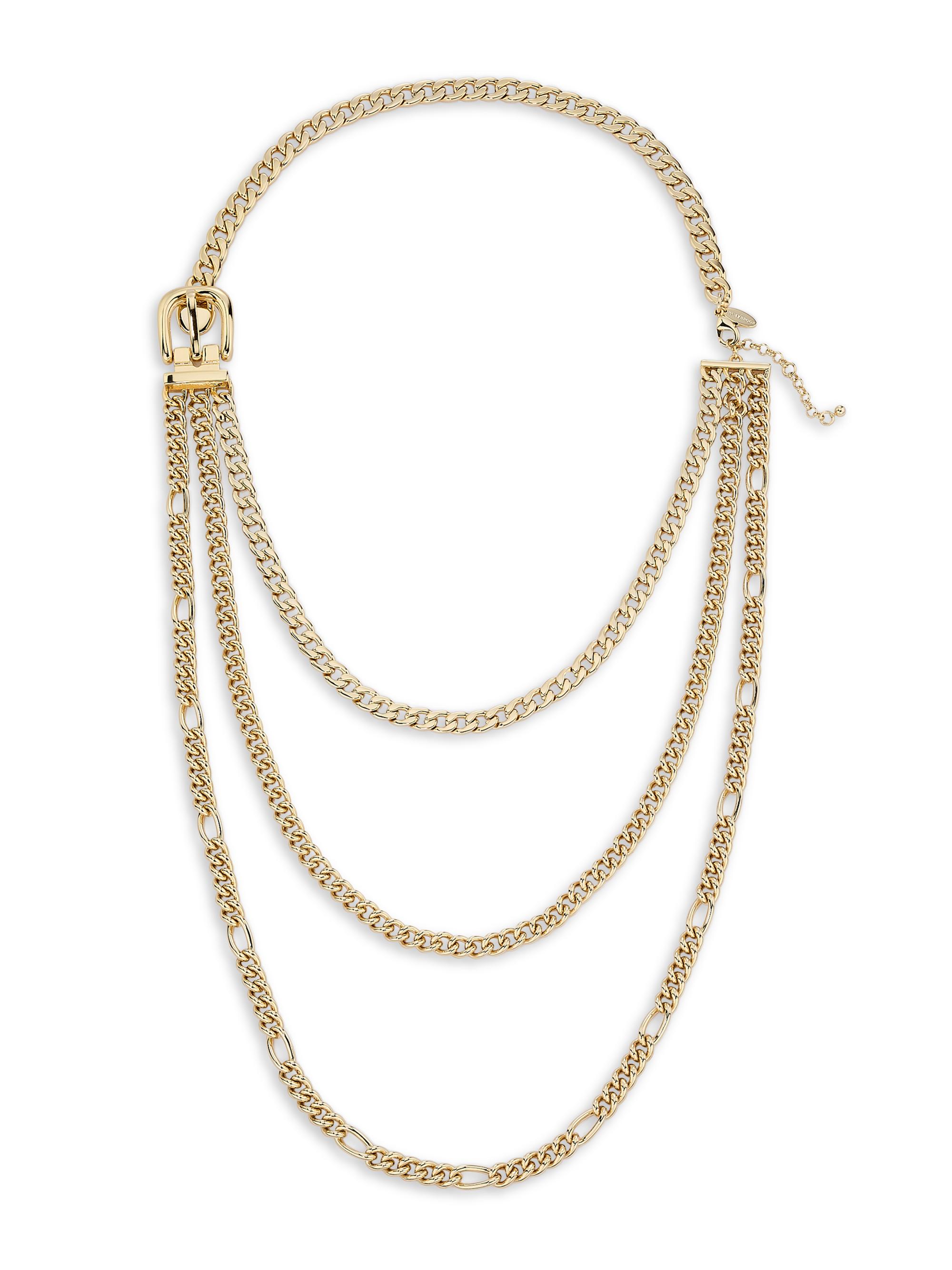 Ramy Brook Women's Emelia Layered Buckle Necklace - Gold