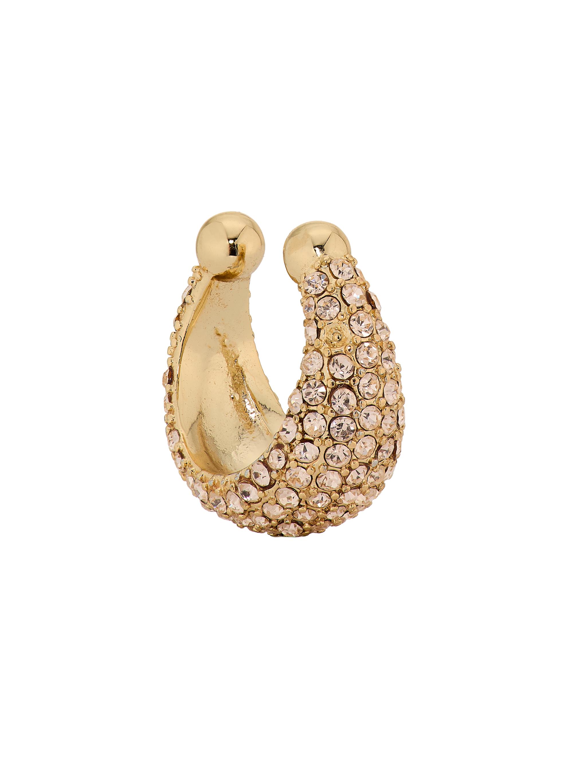 Ramy Brook Women's Khatia Goldtone & Glass Crystal Ear Cuff - Gold