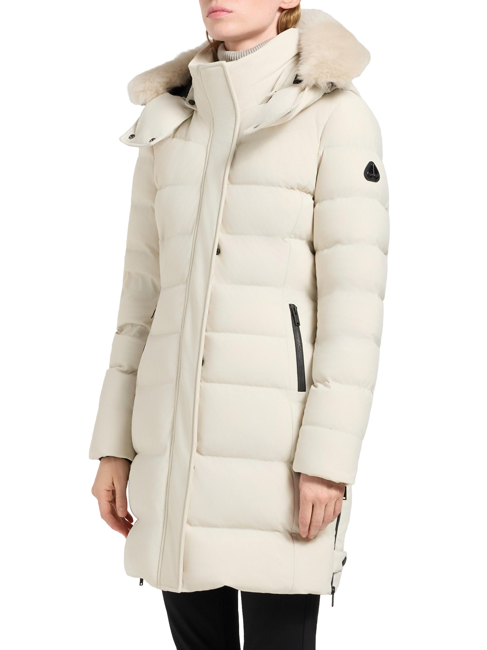 Moose Knuckles Nyluxe Watershed 3 Fur-Trim Hooded Down Parka