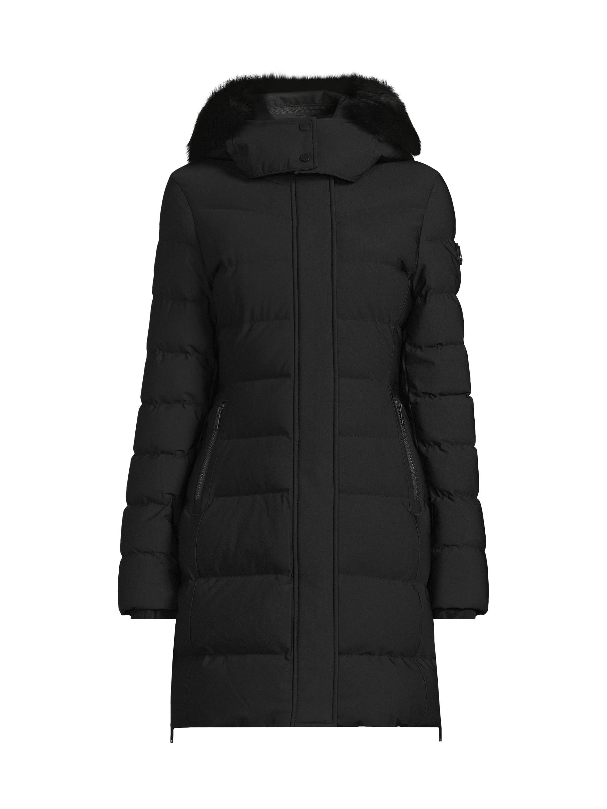 Hunter Quilted Hooded Zip-Front Puffer Coat | Saks Fifth Avenue