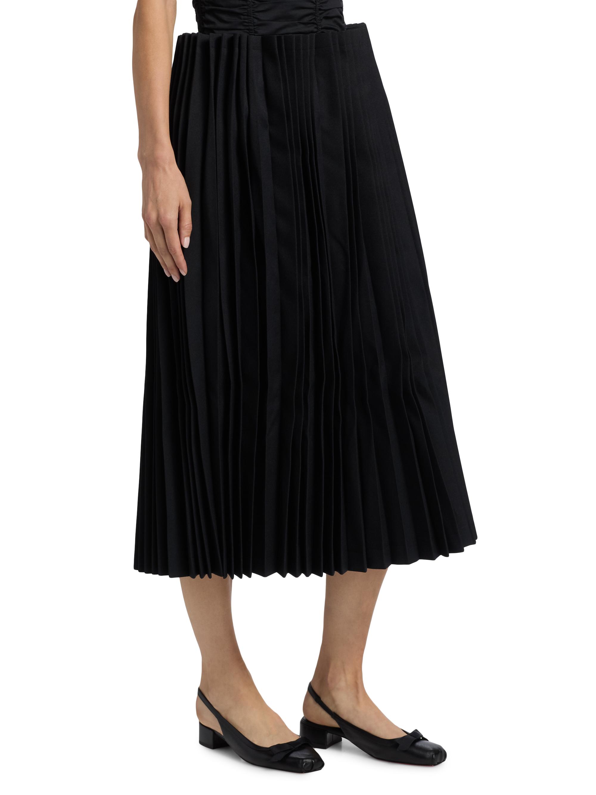 Comme des Garçons Pleated Godet Midi-Skirt | Saks Fifth Avenue