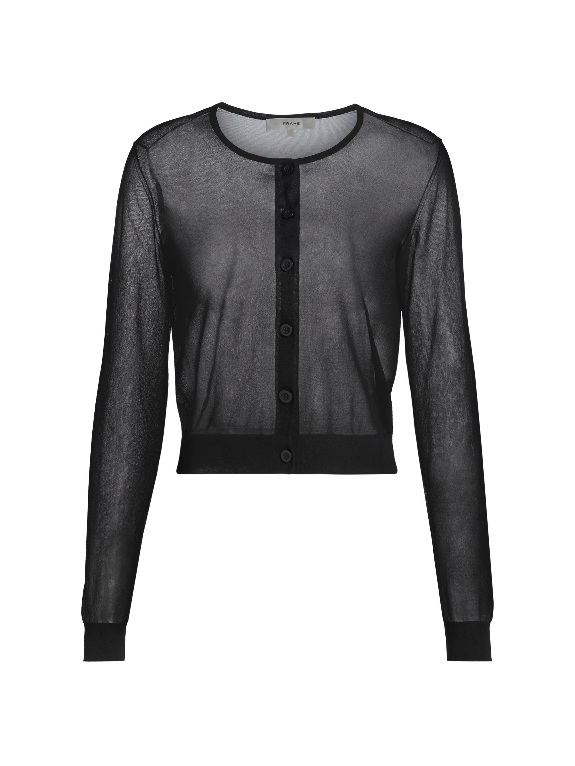 Frame The Luxe Sheer Cardigan | Saks Fifth Avenue