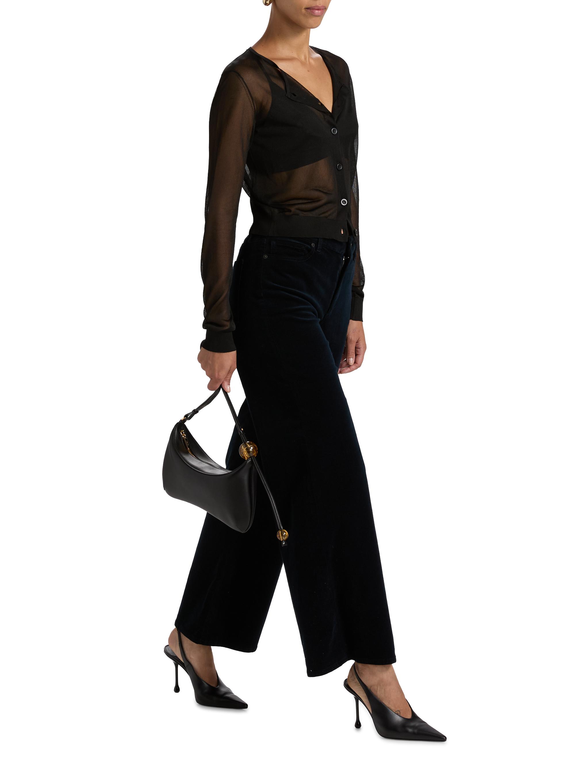 Frame The Luxe Sheer Cardigan | Saks Fifth Avenue