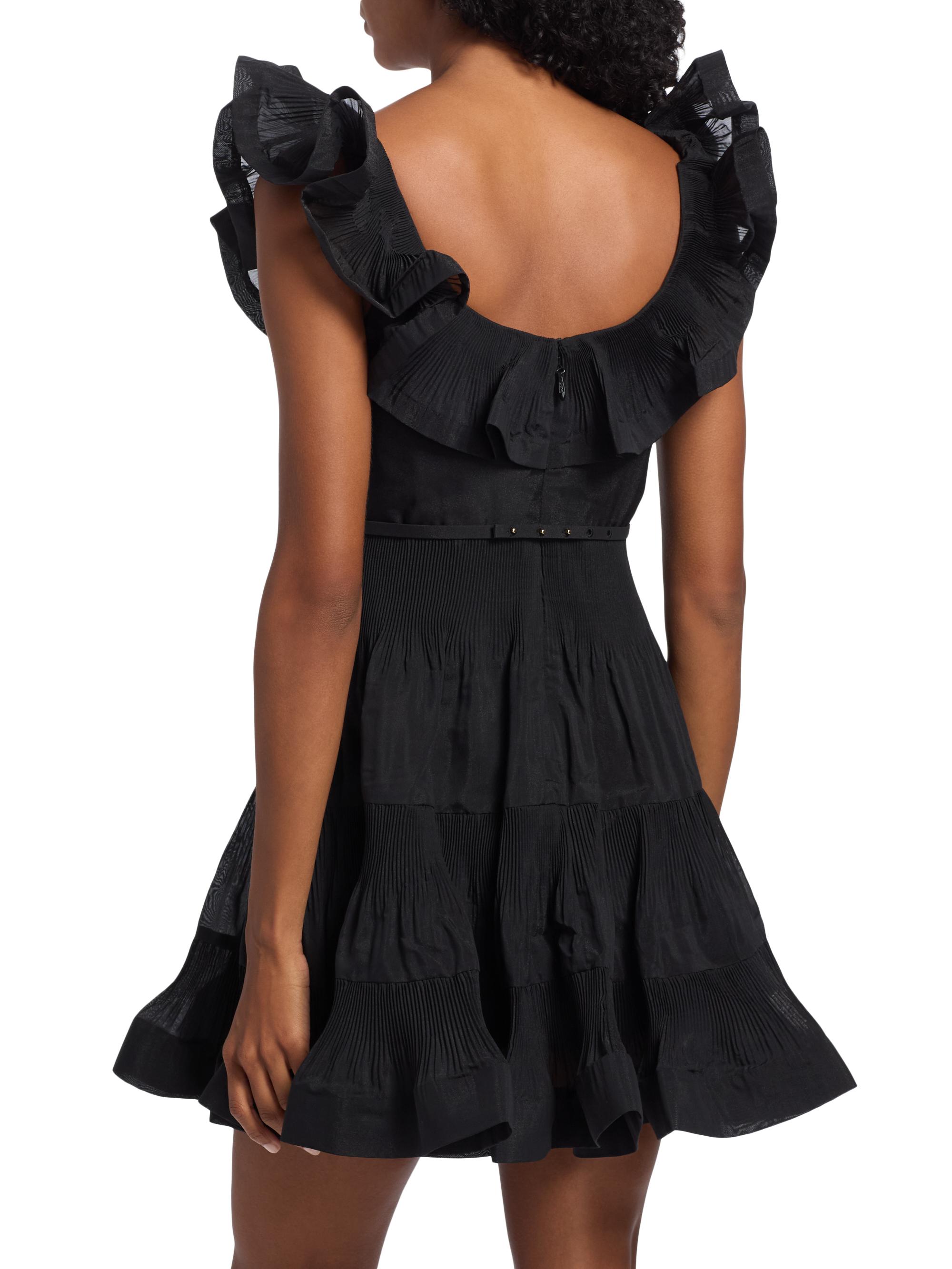 knee length dresses for ladies Zimmermann: Pleated mini dress, dusty pink main image 0
